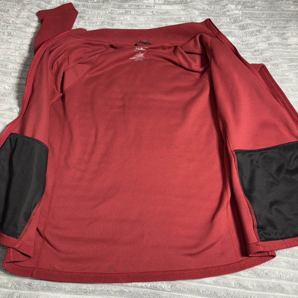 L.L. Bean LL Bean fleece Full zip Sweatshirt Men XL Red Mock Neck Size US XL / EU 56 / 4 - 10 Thumbnail
