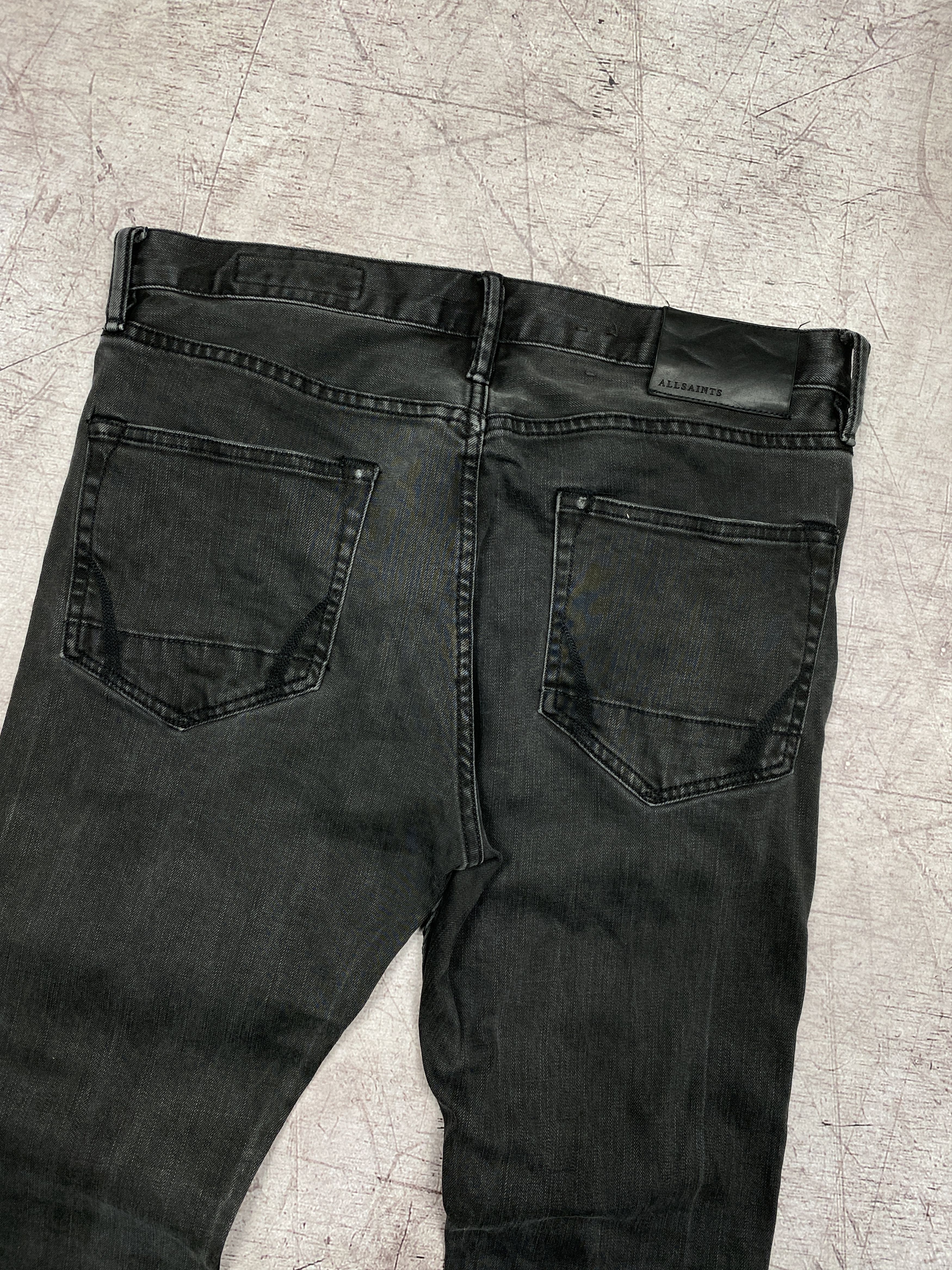 Allsaints × Vintage Allsaints Vintage Mens Naniwa Cigarette Denim Pants Jeans Size US 30 / EU 46 - 6 Thumbnail