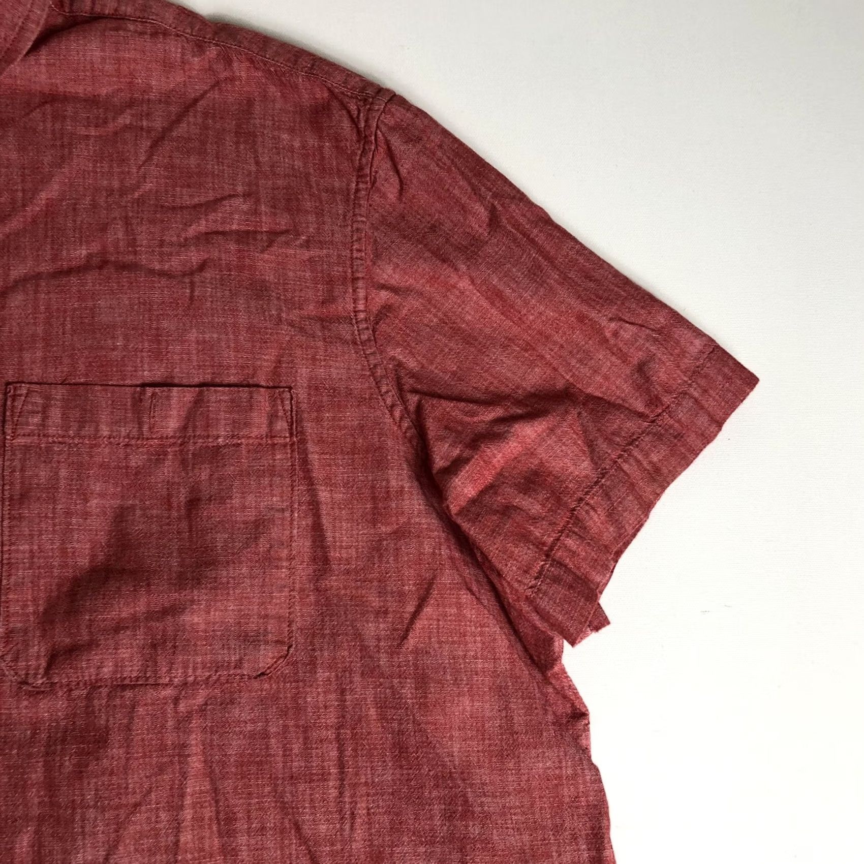 Vintage The Foundry Supply Co. Men's Shirt Red Short Sleeve Size 3XL N24 N25 Size US XXL / EU 58 / 5 - 5 Thumbnail
