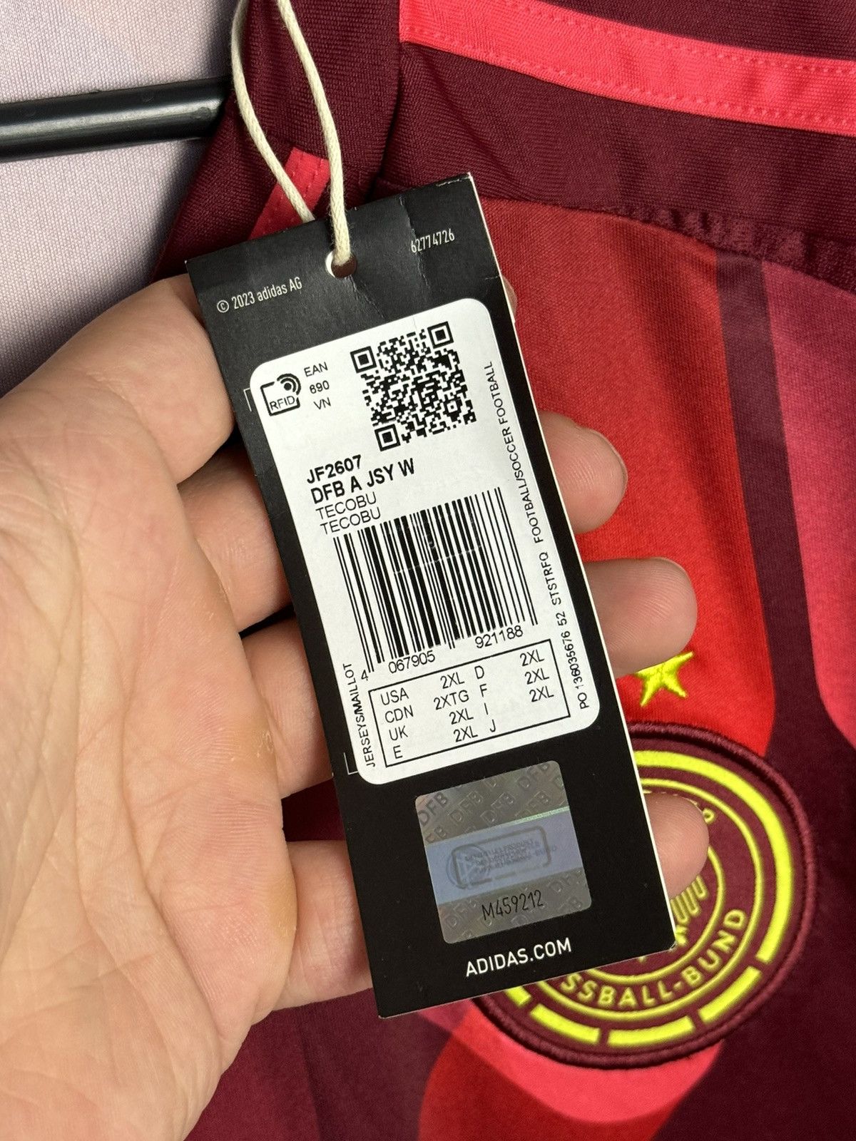Adidas New Germany Womens Team 2025 Away Football Jersey Size XXL / US 16-18 / IT 52-54 - 10 Thumbnail