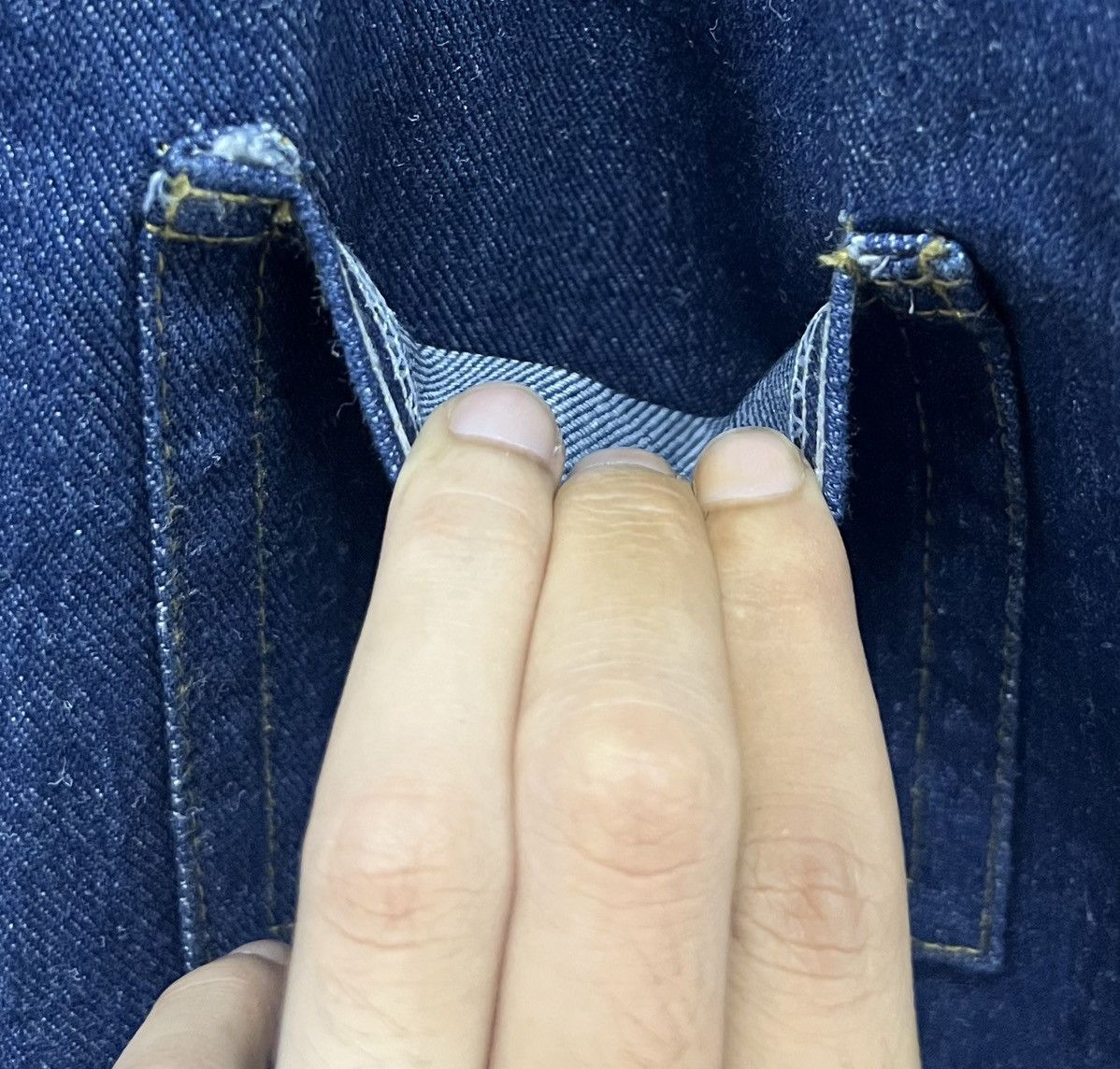Vintage Vintage Inspired Dark Wash Denim Overalls Gossip Los Angeles Size US 35 - 8 Thumbnail