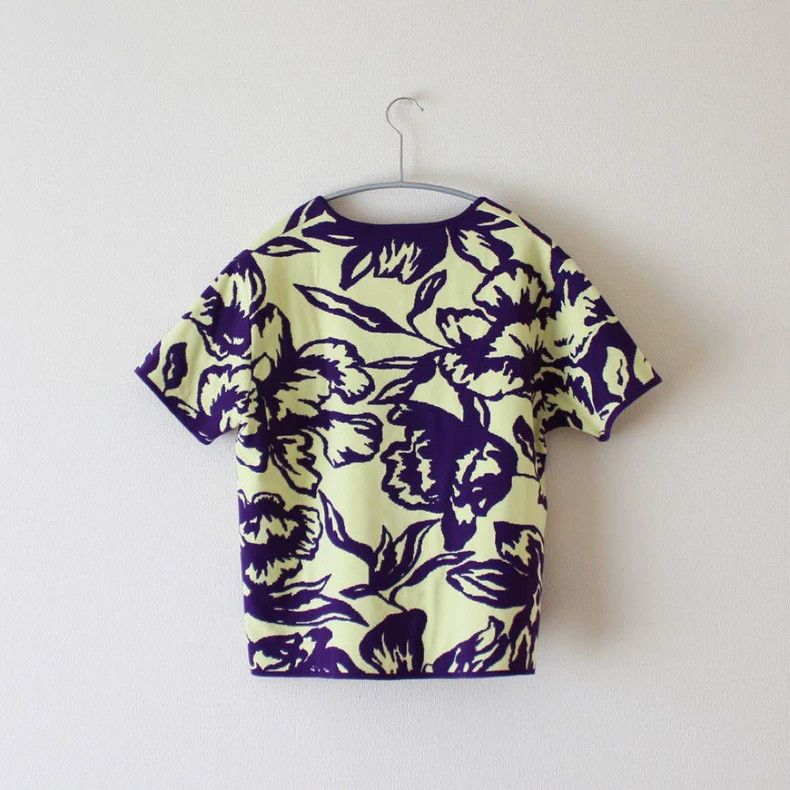Issey Miyake Issey Miyake Floral knitted top Size XS / US 0-2 / IT 36-38 - 4 Thumbnail