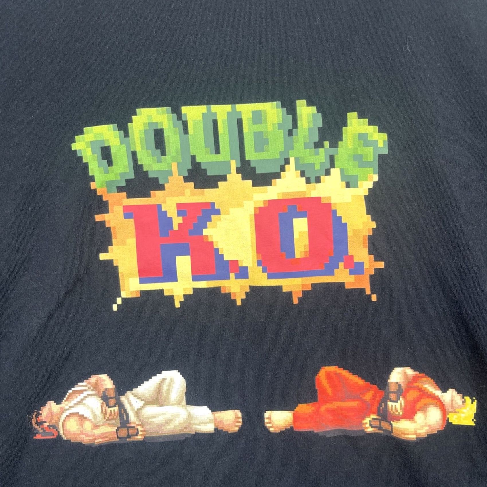 Uniqlo VINTAGE Street Fighter Shirt Mens 3XL Black Uniqlo Double KO Ken Ryu Capcom Video Game Graphic Print Casual T-Shirt Mens All Seasons 2020s Size US XXL / EU 58 / 5 - 3 Thumbnail