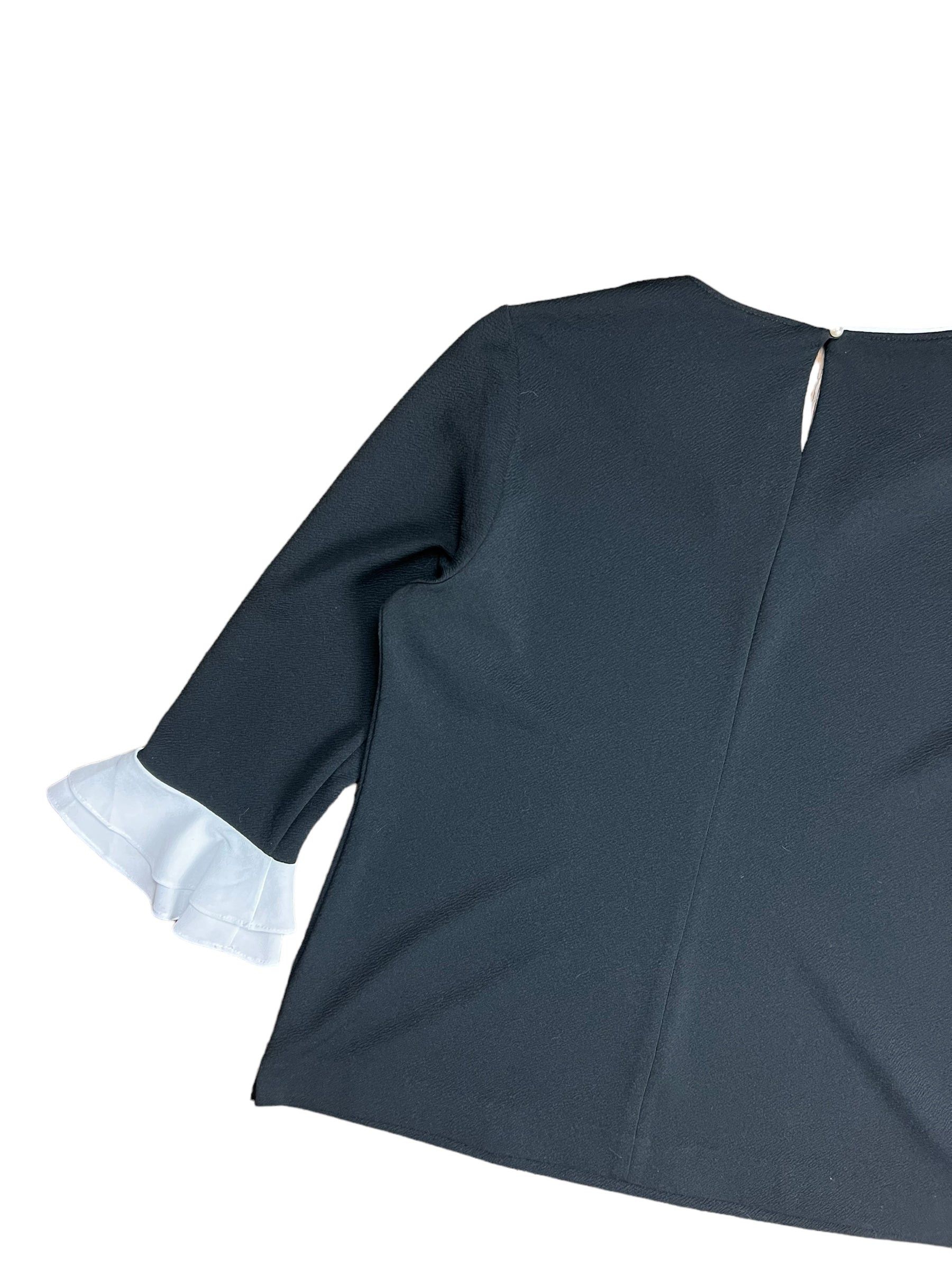 Designer × Karl Lagerfeld Karl Lagerfeld Ruffle Sleeve Blouse - L Size L / US 10 / IT 46 - 6 Thumbnail