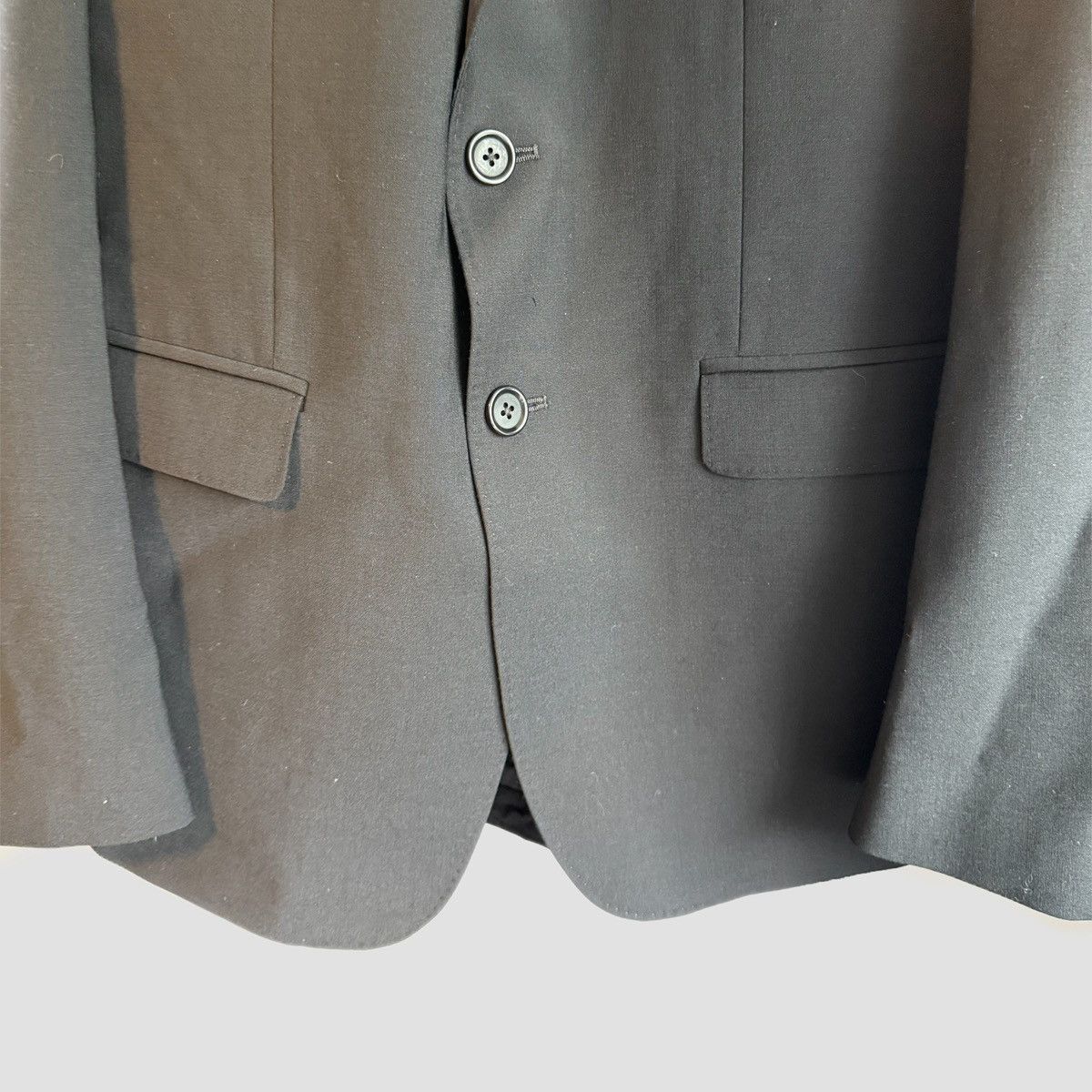 Dolce & Gabbana D&G Black Slim Fit Three Piece Suit Size 38S - 12 Thumbnail
