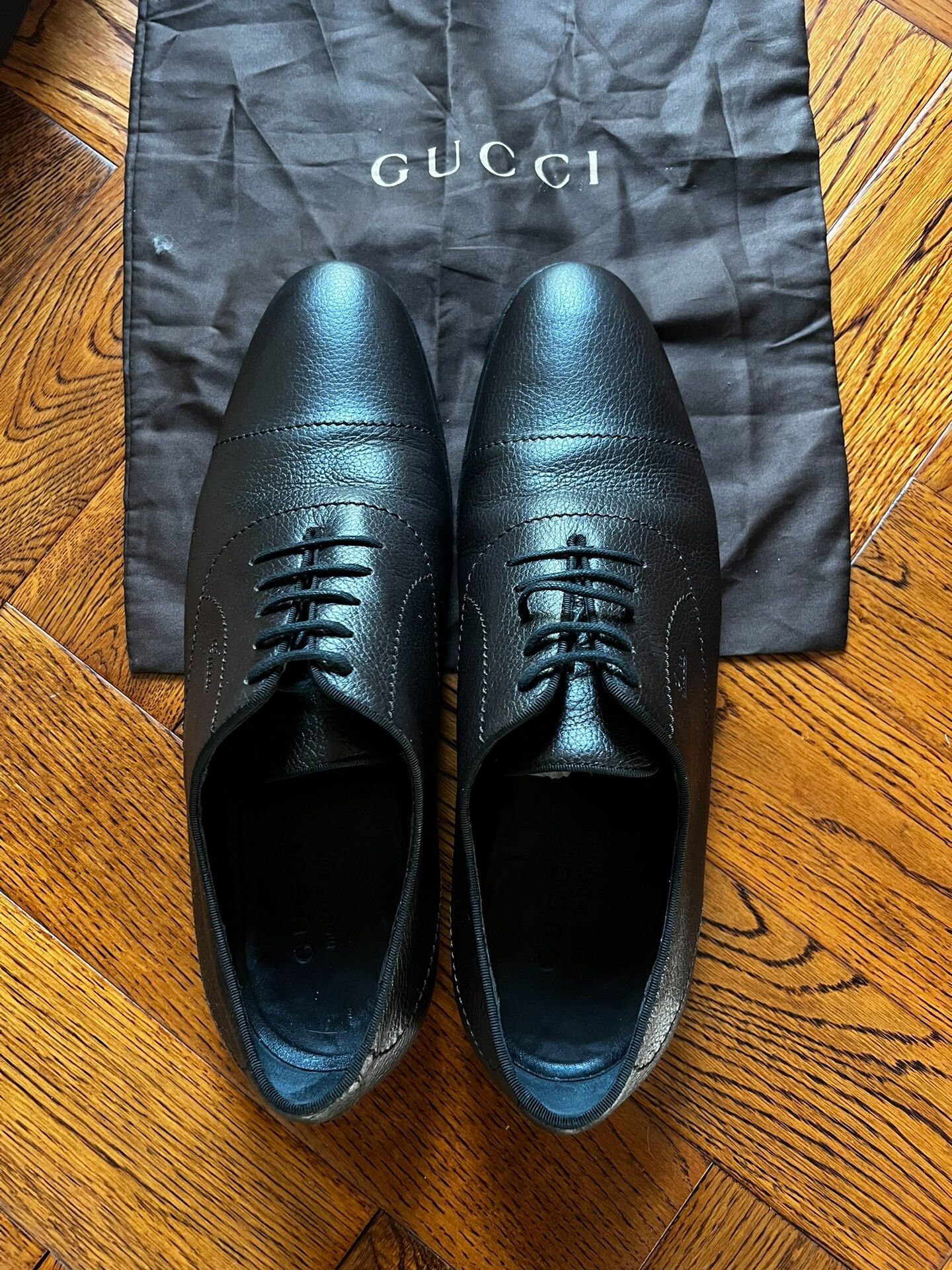 Gucci Gucci Handmade Leather Dress Shoes Size US 9 / EU 42 - 1 Thumbnail