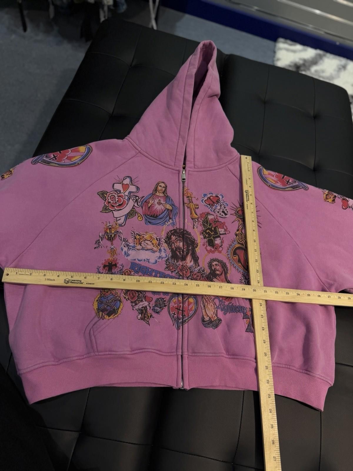 Other L- We Are Righteous Purple Zip Up Jesus Hoodie Size US L / EU 52-54 / 3 - 11 Thumbnail