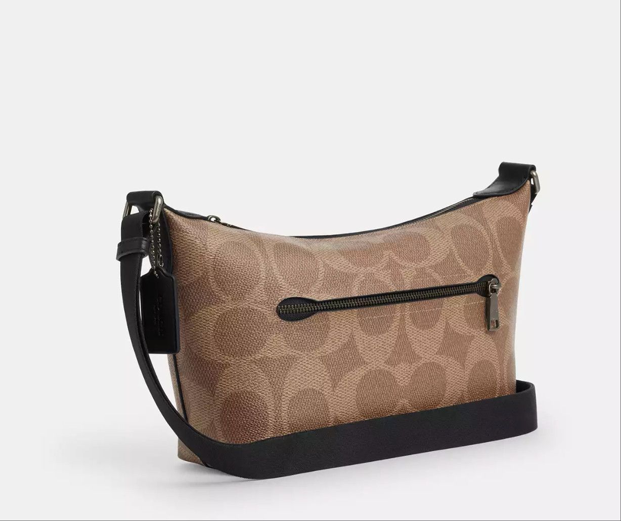 Coach Small Finn Crossbody Bag With Pouch In Maxi Signature Canvas Size ONE SIZE - 8 Thumbnail