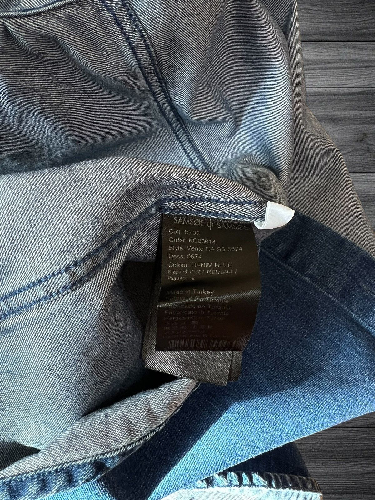 Samsoe Samsoe Samsoe Samsoe Vento Denim shirt size S Size US S / EU 44-46 / 1 - 6 Thumbnail
