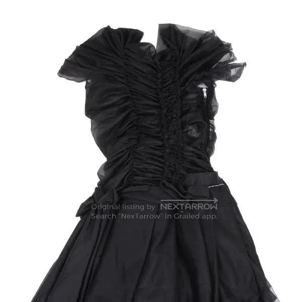 Comme des Garcons Comme Des Garcons Black vintage chiffon 3D design sense dr Size S / US 4 / IT 40 - 4 Thumbnail