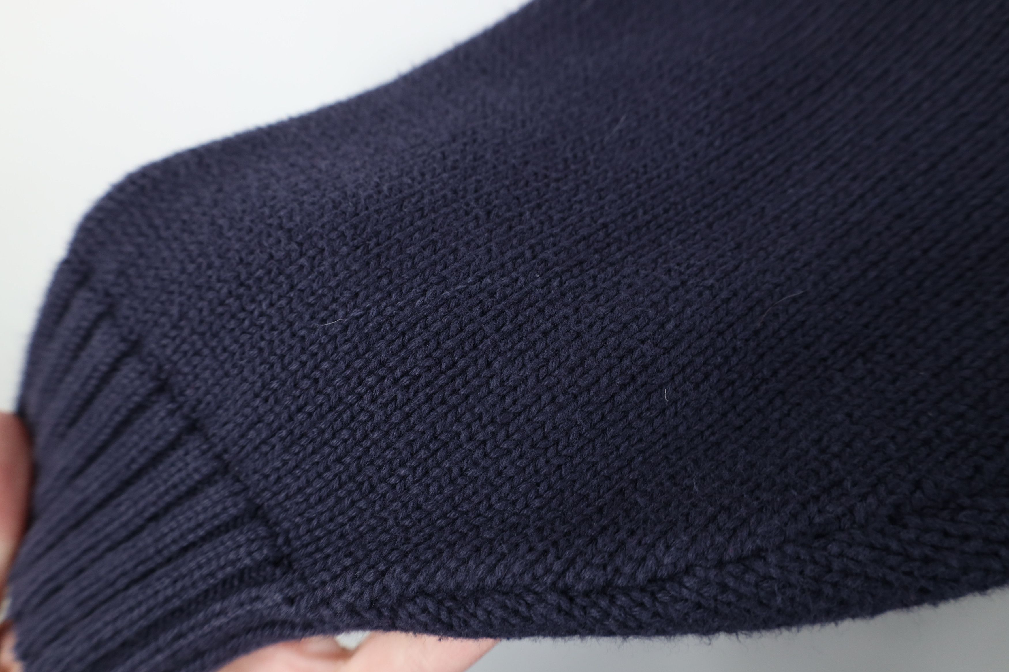 Lands' End Vintage 90s Lands End Faded Cotton Ribbed Knit Sweater Japan Size XL / US 12-14 / IT 48-50 - 5 Thumbnail