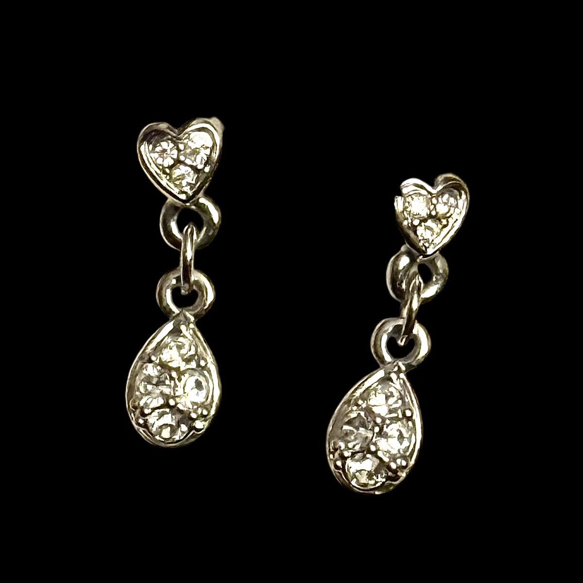 Swarovski Swarovski Fit drop heart and teardrop dangle earrings Size ONE SIZE - 1 Thumbnail