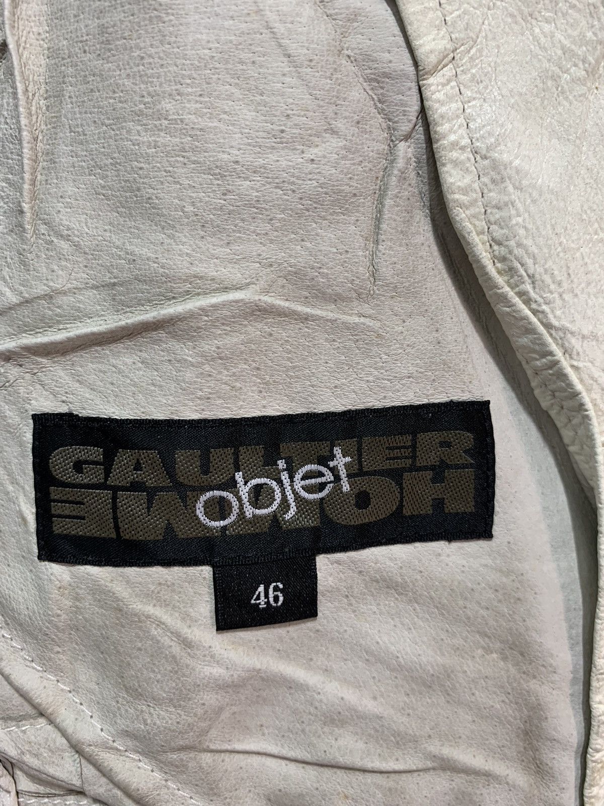 Jean Paul Gaultier 🔥JPG HOMME WOVEN LEATHER JACKETS Size US M / EU 48-50 / 2 - 9 Thumbnail