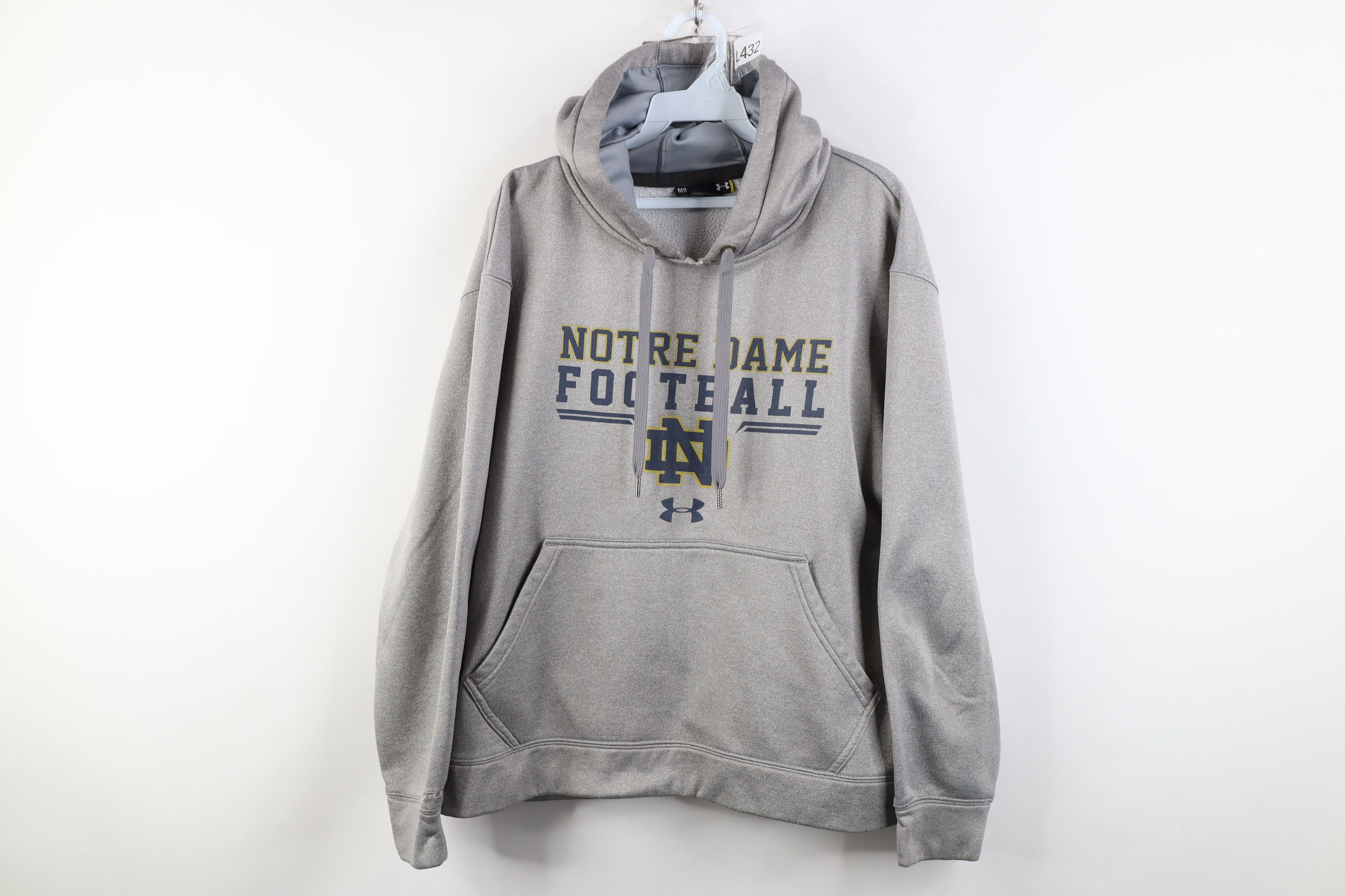 Under Armour Under Armour Notre Dame University Football Hoodie Gray Size US M / EU 48-50 / 2 - 1 Thumbnail