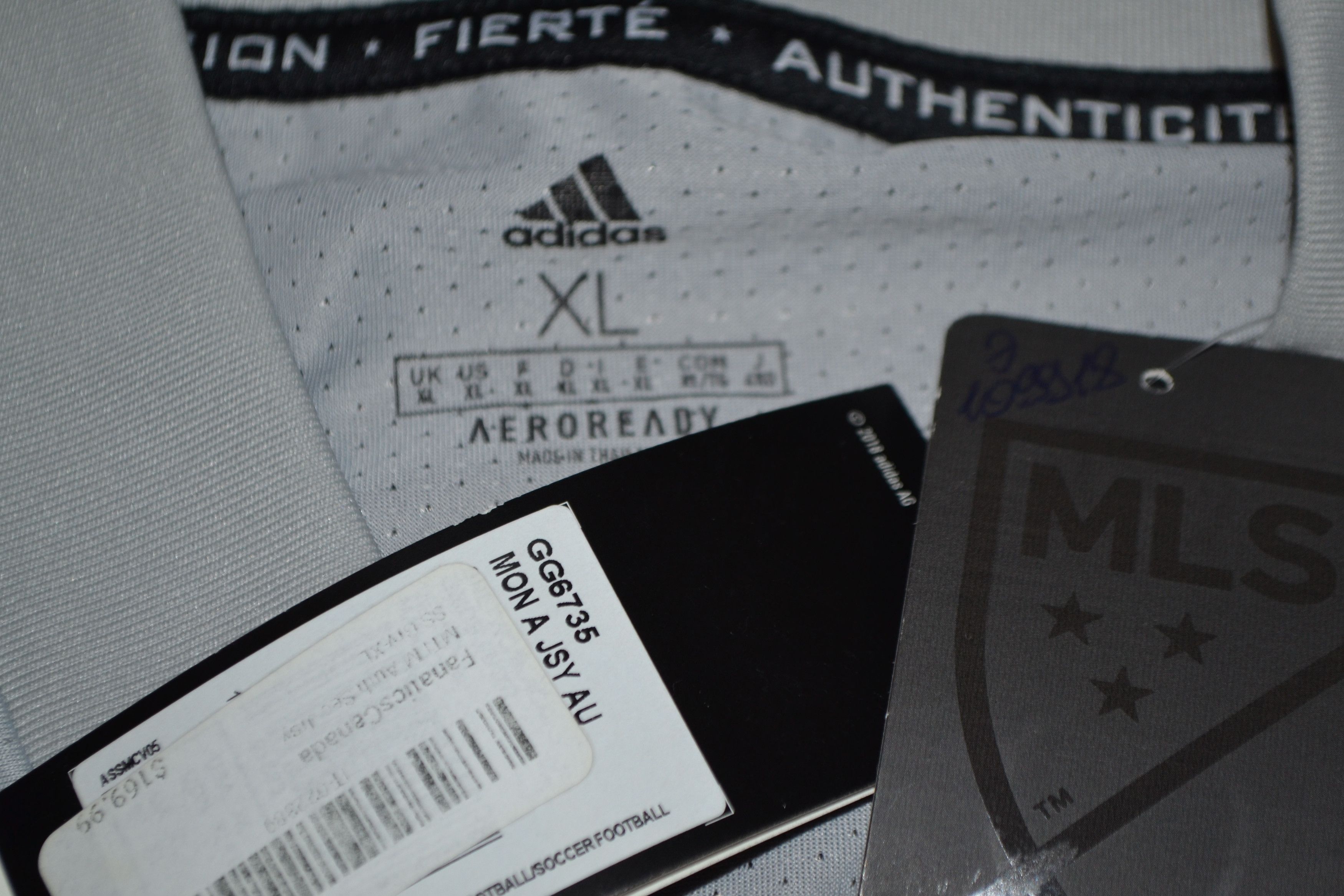 Adidas Montreal Impact Away Shirt 2020 2021 Player Issue Jersey Size US XL / EU 56 / 4 - 2 Thumbnail