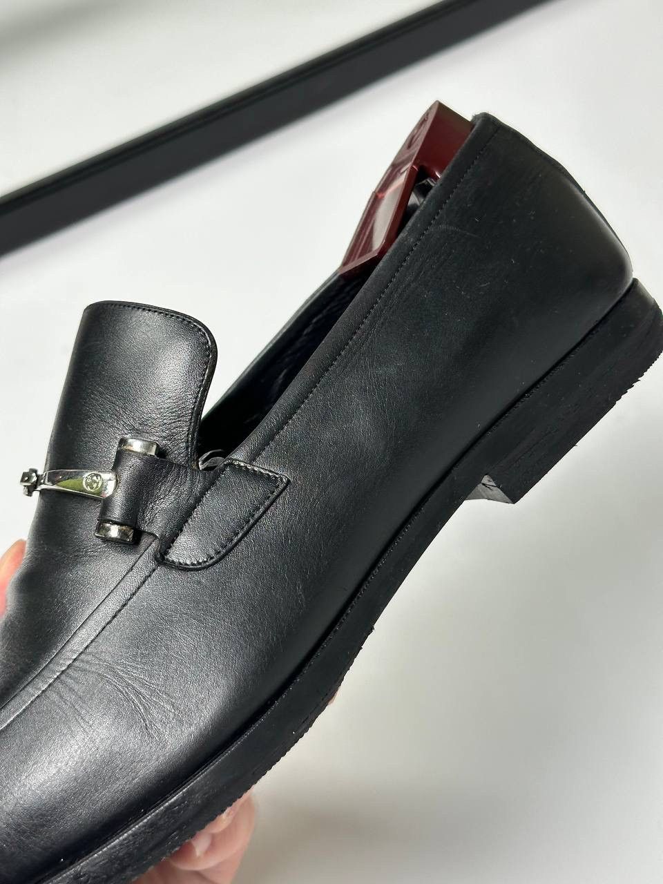 Gucci Gucci 00s By Tom Ford Horsebit Black Leather Loafer Size US 9 / EU 42 - 24 Thumbnail