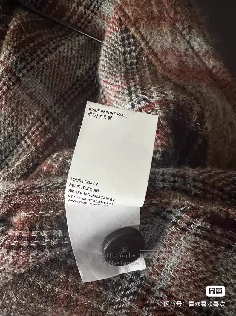 Our Legacy Our Legacy Mohair plaid cardigan Size US S / EU 44-46 / 1 - 6 Thumbnail