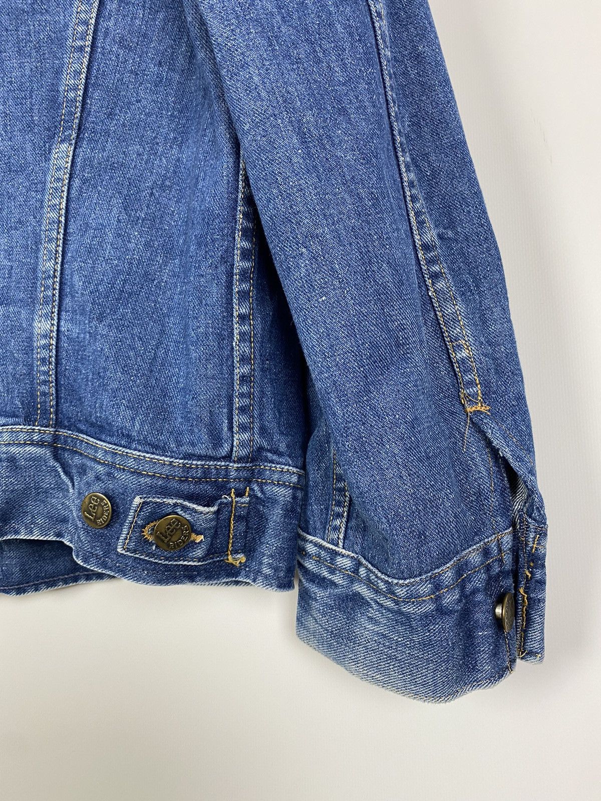 Lee 1970s Vintage Lee Riders Sanforized Washed Boxy Denim Jacket Size US M / EU 48-50 / 2 - 14 Thumbnail