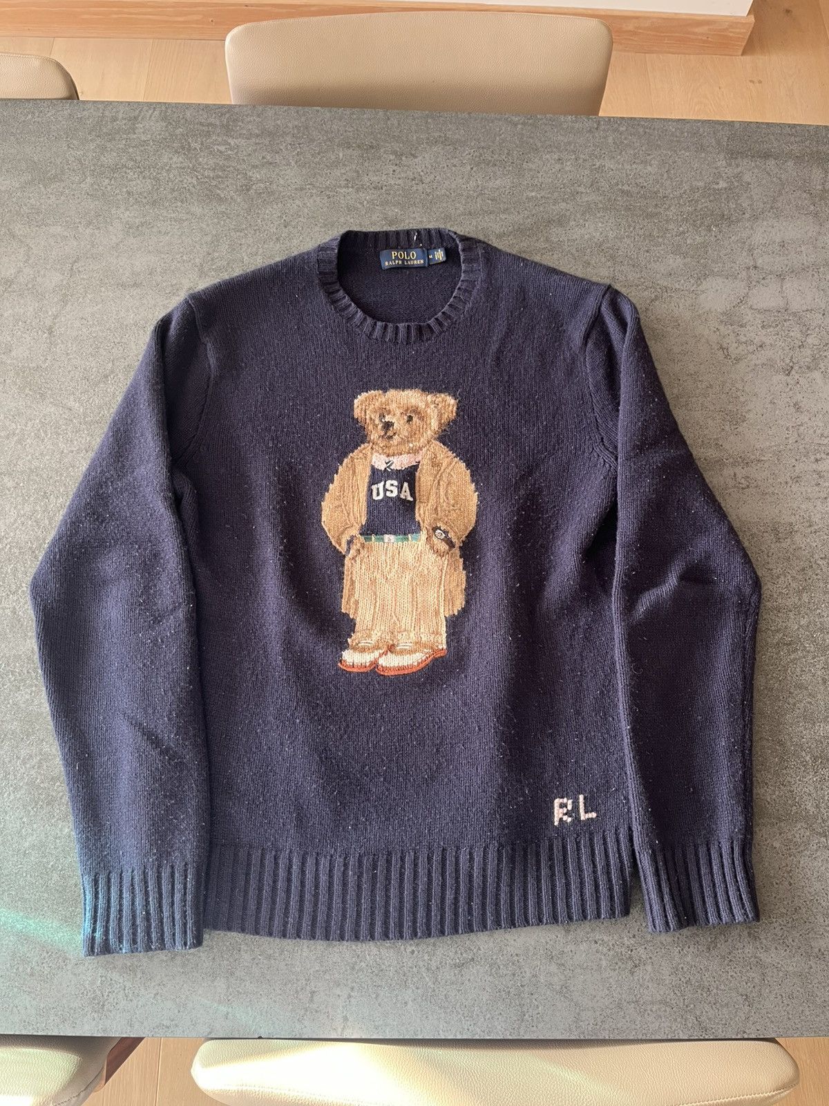 Ralph Lauren Ralph Lauren Bear Sweater Size US M / EU 48-50 / 2 - 1 Thumbnail