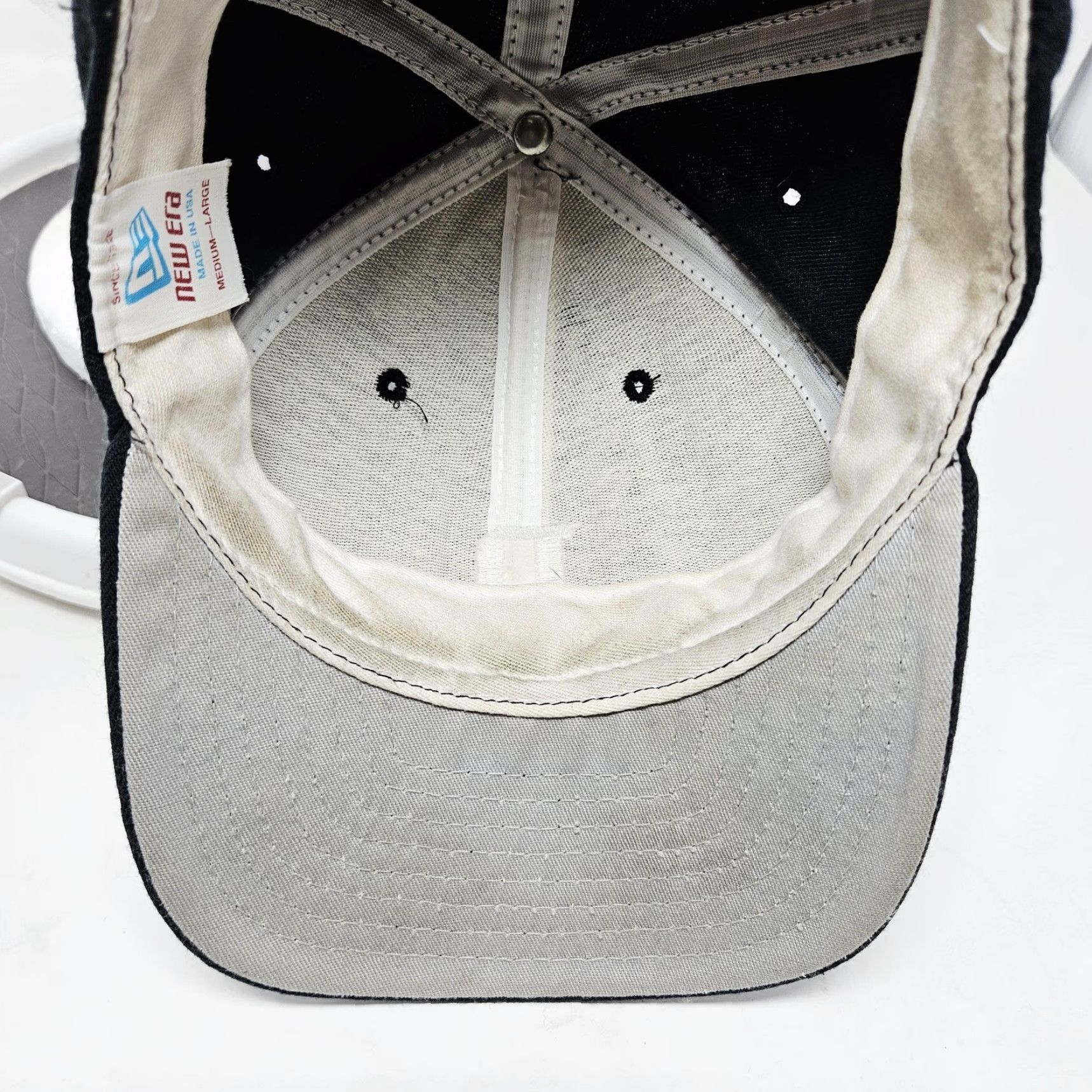 New Era New Era Hat Cap Baseball Snap Back One Size Black Mens D Logo Twill USA Size ONE SIZE - 6 Thumbnail