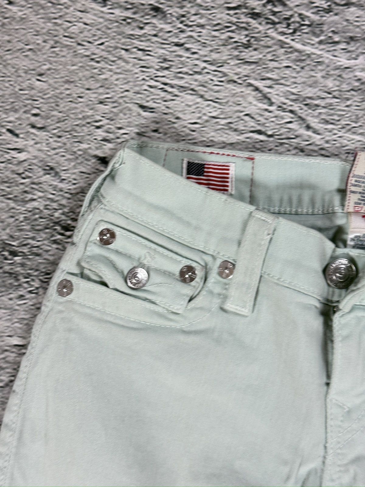 True Religion True Religion jeans mint turquoise vintage denim pants Size 28" / US 6 / IT 42 - 8 Thumbnail