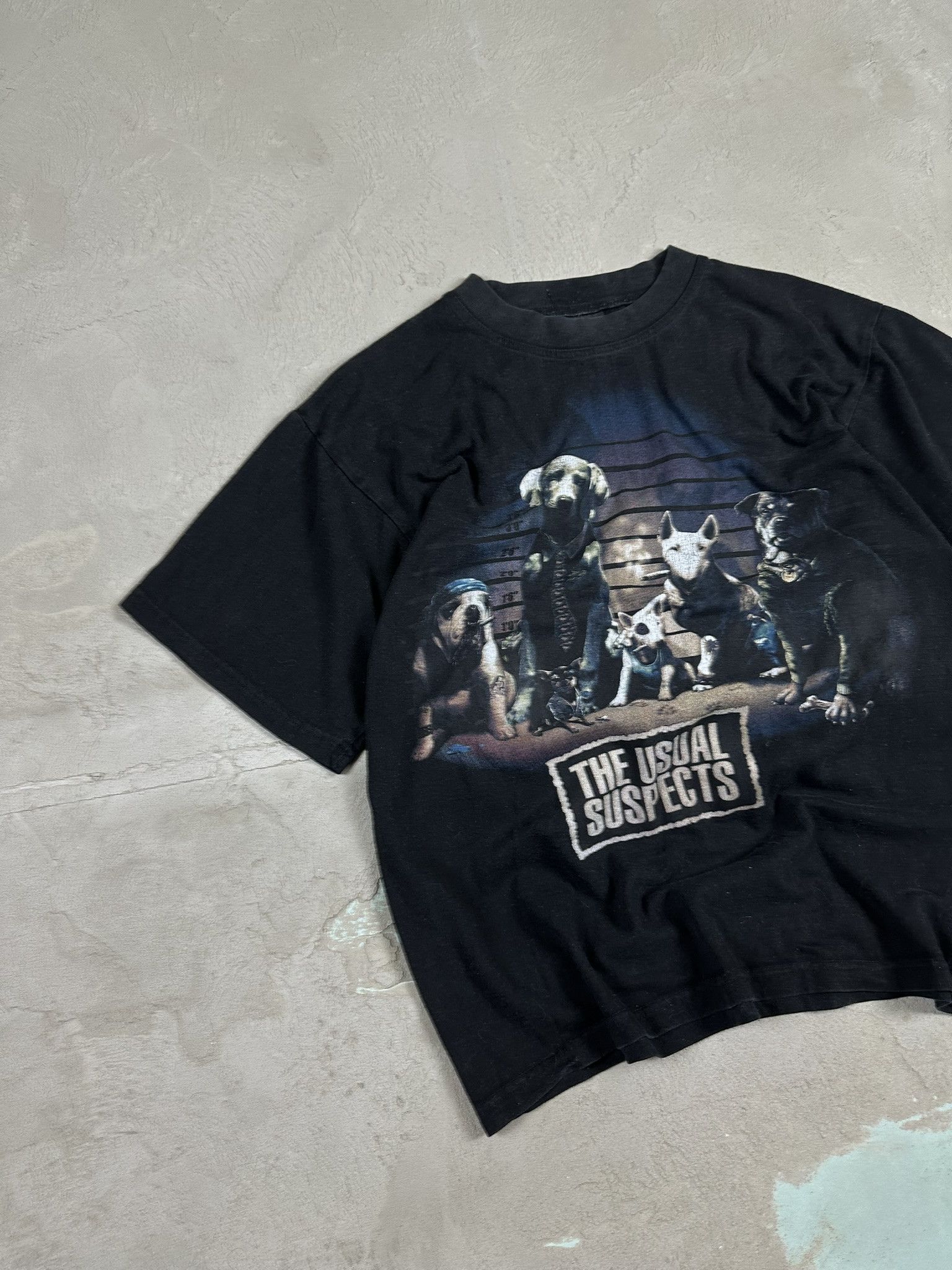 Vintage Vintage The Usual Suspect Dogs Animal Graphic T-shirt Size US M / EU 48-50 / 2 - 2 Thumbnail