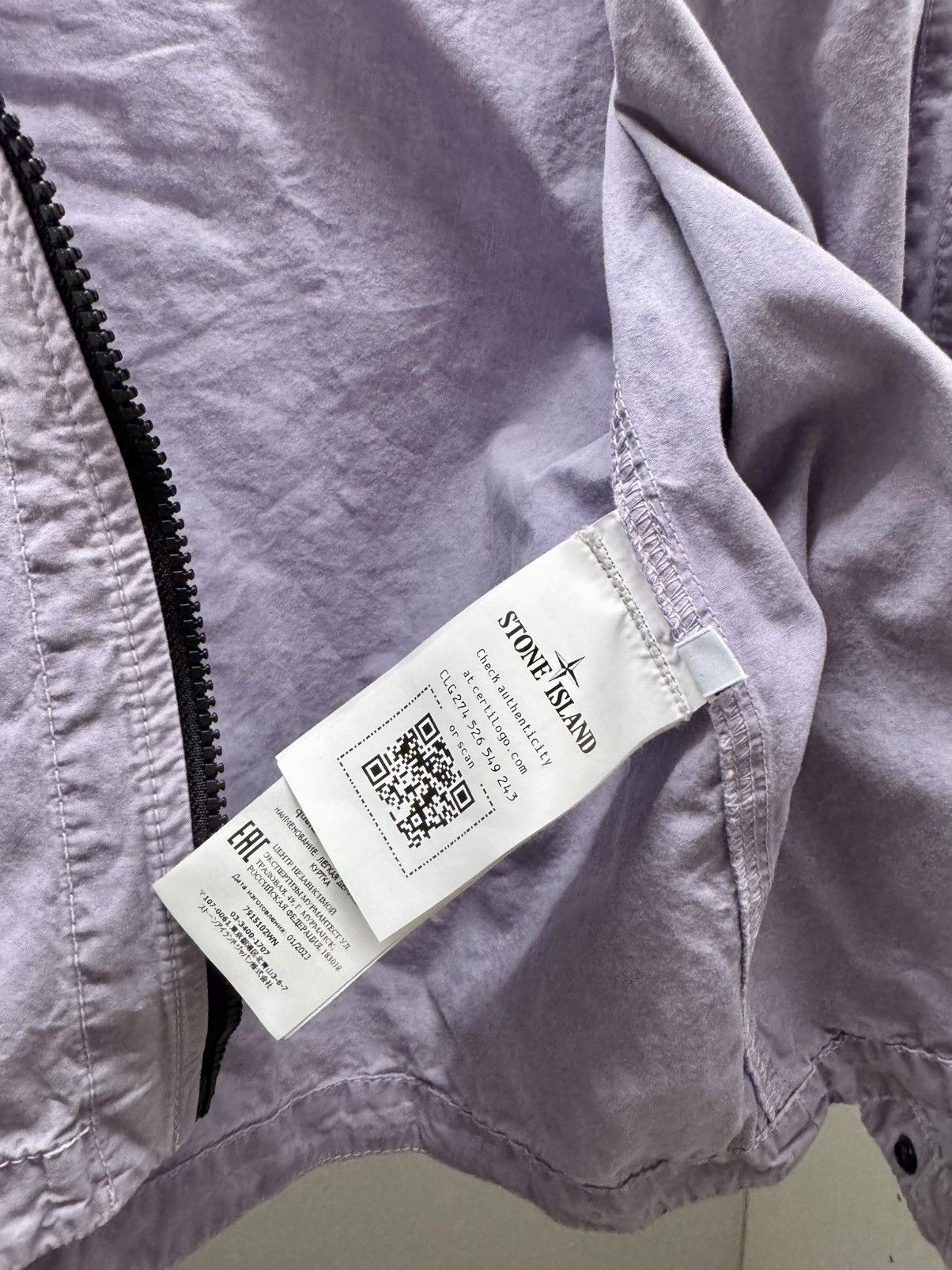 Stone Island STONE ISLAND GARMENT DYED TWO POCKET ZIP OVERSHIRT Size US L / EU 52-54 / 3 - 6 Thumbnail