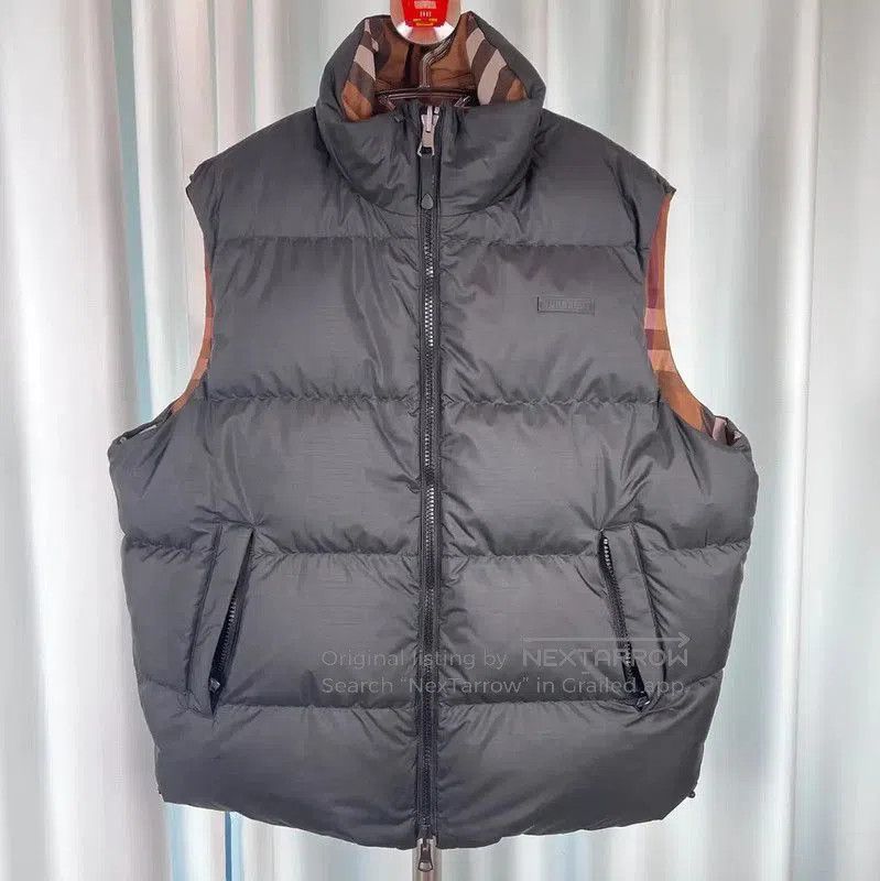 Burberry Burberry Men's Sleeveless Black Down Jacket. Size US XL / EU 56 / 4 - 1 Thumbnail