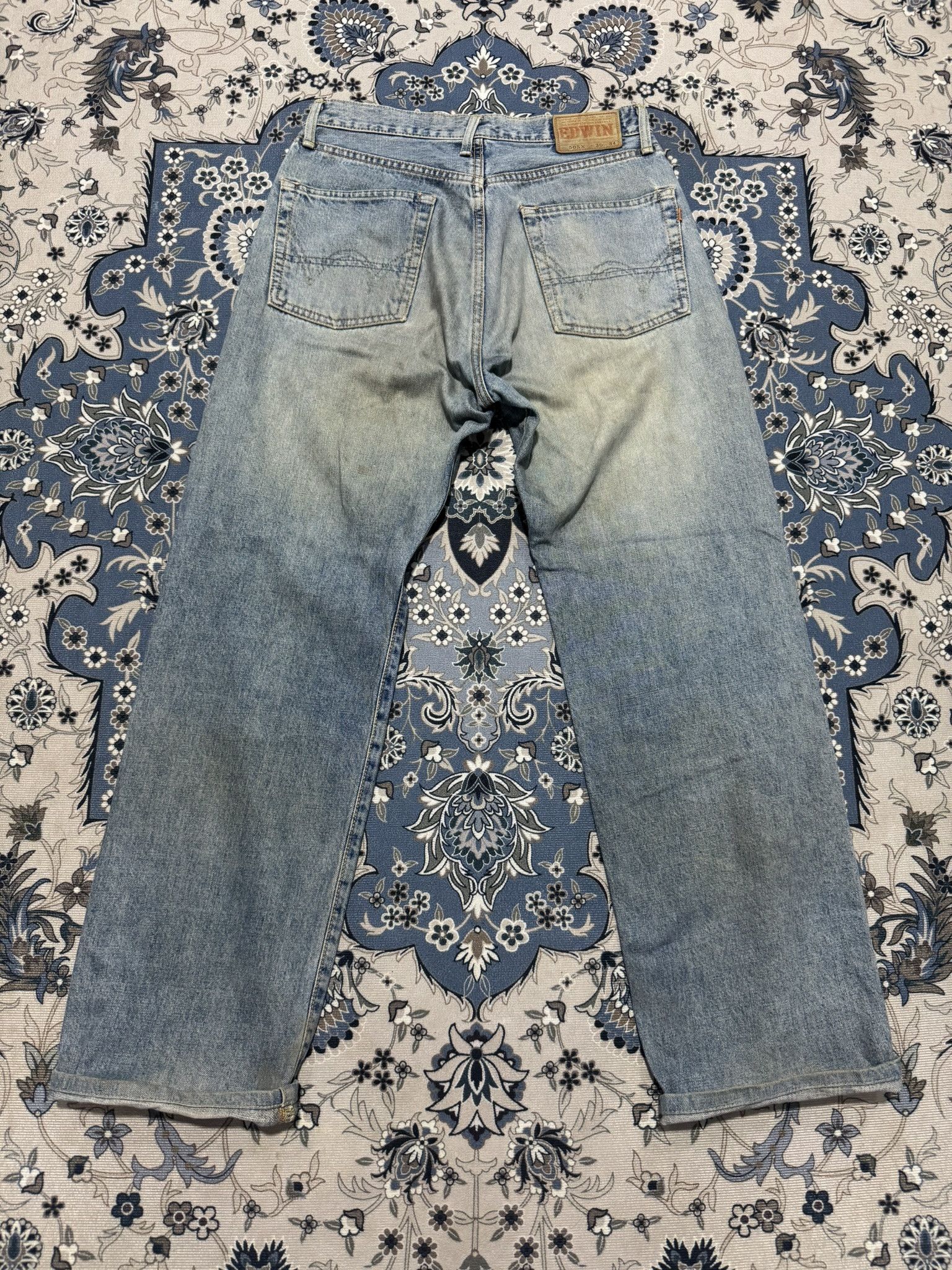 Beauty Beast × If Six Was Nine × Japanese Brand Vintage Edwin 501X Distressed Denim Selvadge Redline Jeans Size US 30 / EU 46 - 2 Thumbnail
