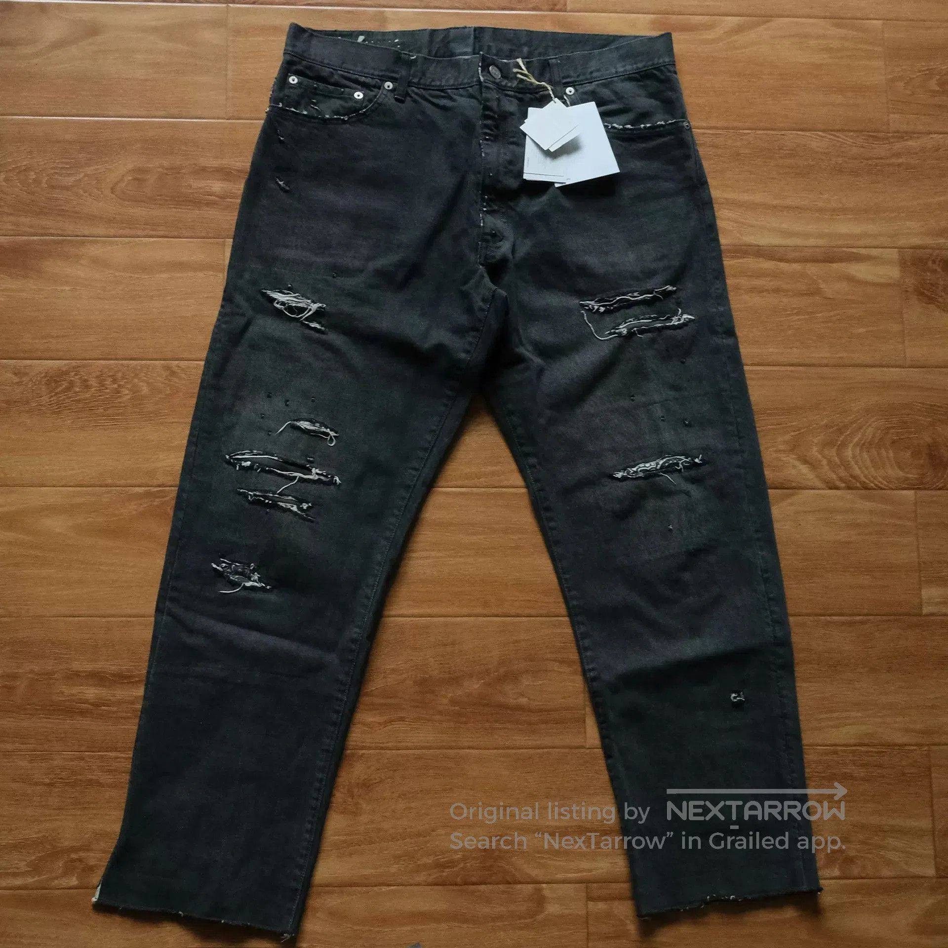 Visvim visvim journeyman black pants with damage. Size US 30 / EU 46 - 1 Thumbnail