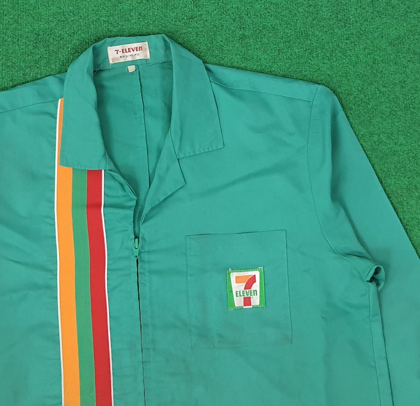 Japanese Brand Vintage 7 Eleven Japan Workwear Uniform Jacket C239N80 Size US L / EU 52-54 / 3 - 2 Thumbnail