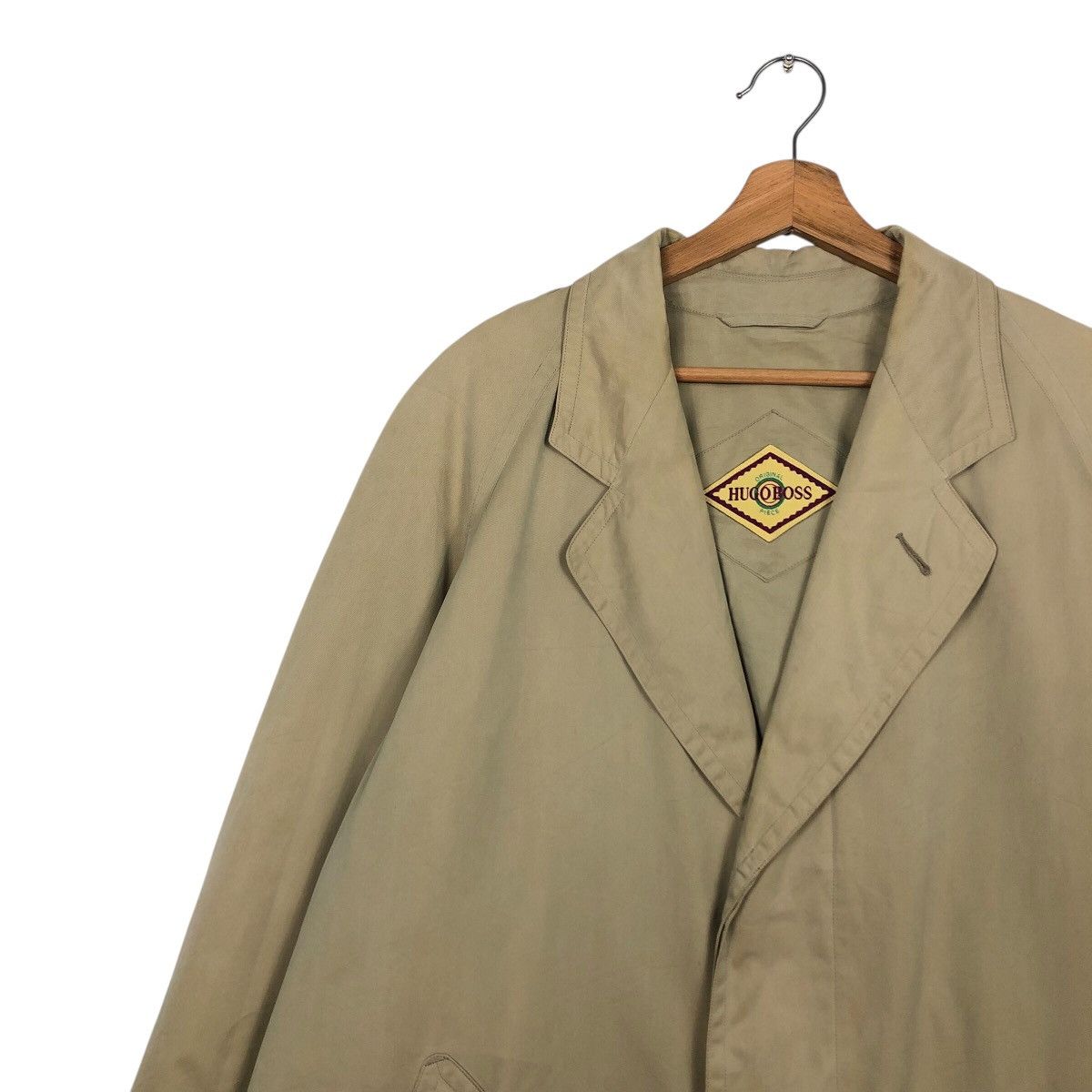 Hugo Boss Vintage Hugo Boss Utility Trench — Clean Beige Drape Size US M / EU 48-50 / 2 - 9 Thumbnail