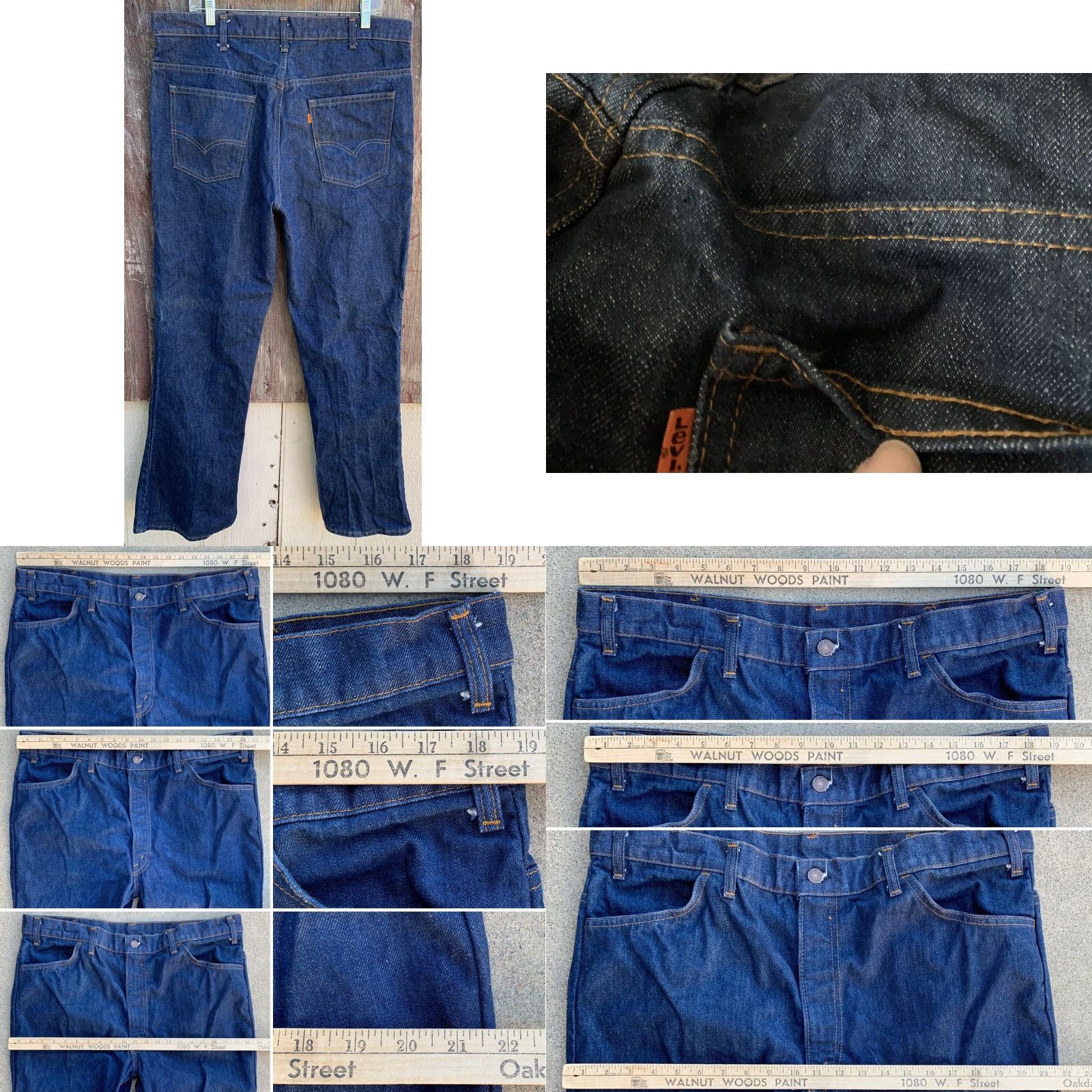 Levi's VINTAGE Levi’s 646 jeans orange tab Talon 42 zipper size 40 34 inseam 33.5 in USA Size US 40 / EU 56 - 8 Thumbnail