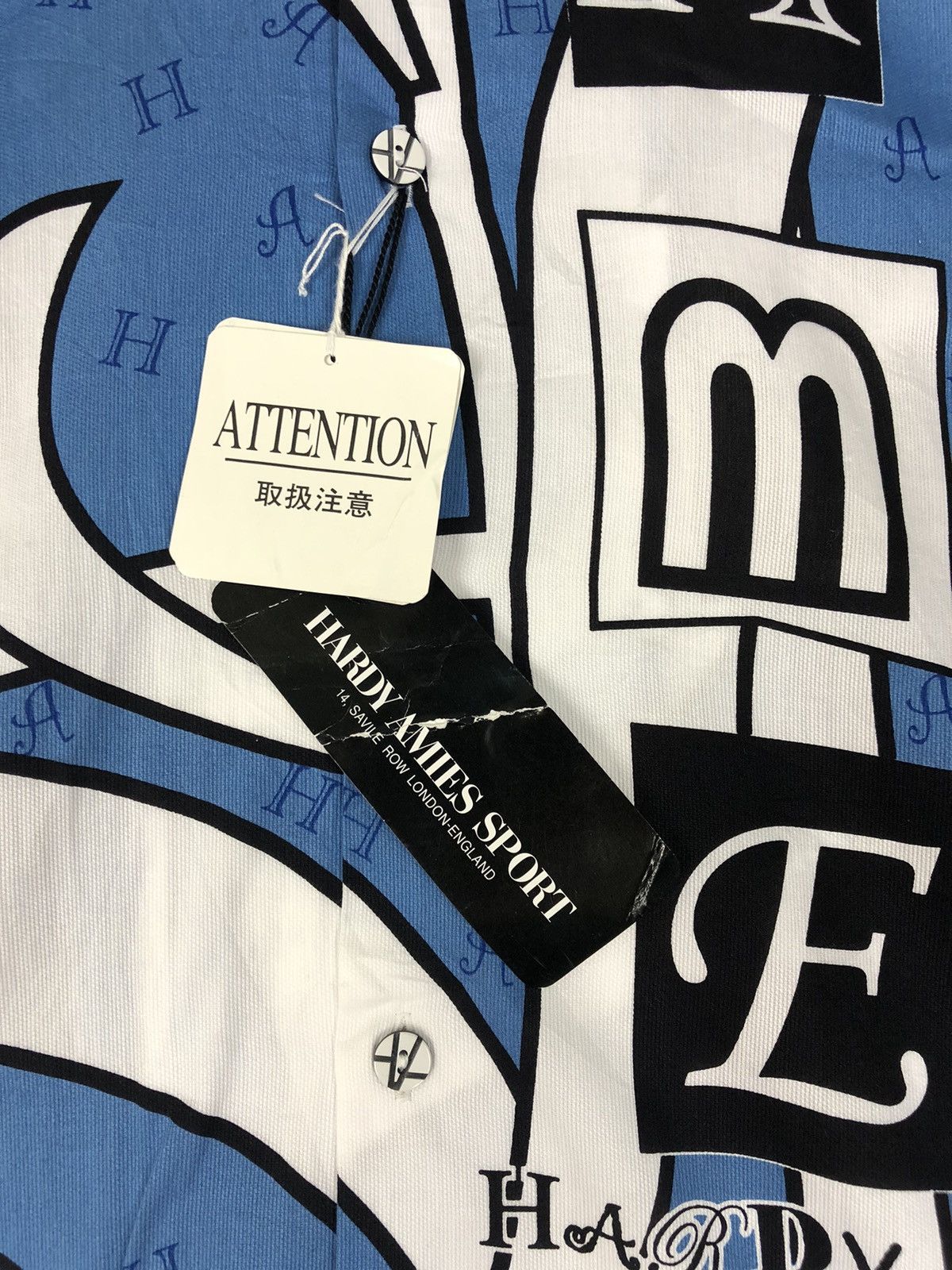 Hardy Amies Deadstock🔥Hardy Amies London Alloverprint Button Ups Shirt Size US L / EU 52-54 / 3 - 10 Thumbnail