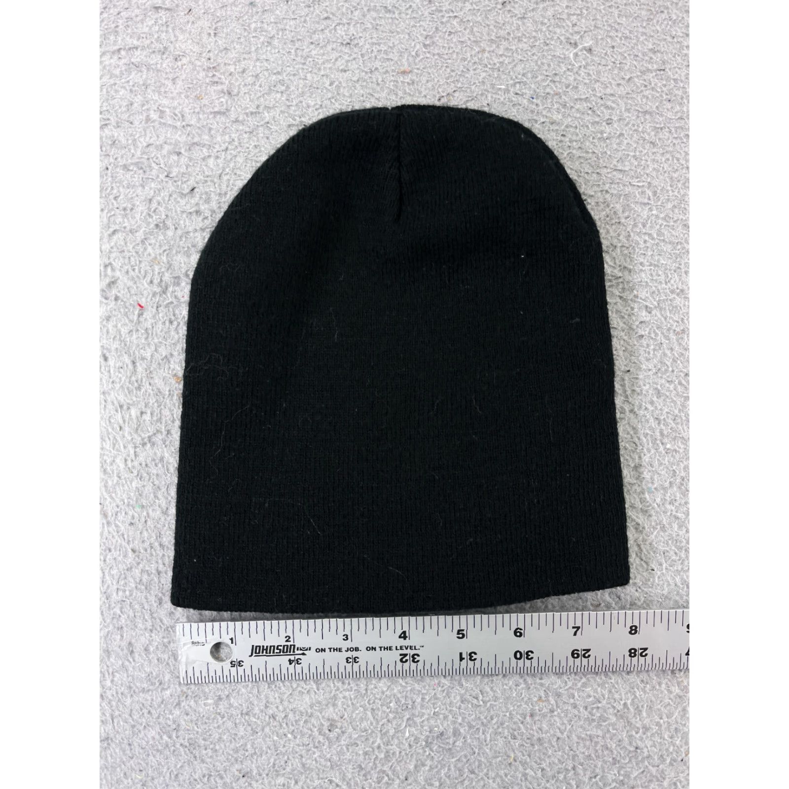 Vintage Tooeletech College Beanie Toque Adult One Size Black Knit 100% Acrylic School Size ONE SIZE - 3 Thumbnail
