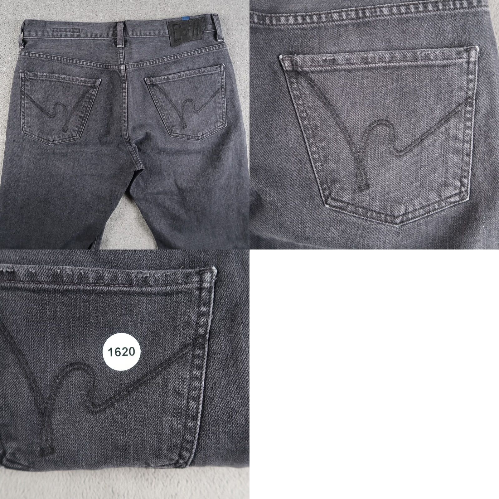 Citizens Of Humanity Citizens of Humanity Jeans Men Straight Leg 34x29 Charcoal Gray USA Made CofH Size US 34 / EU 50 - 10 Thumbnail