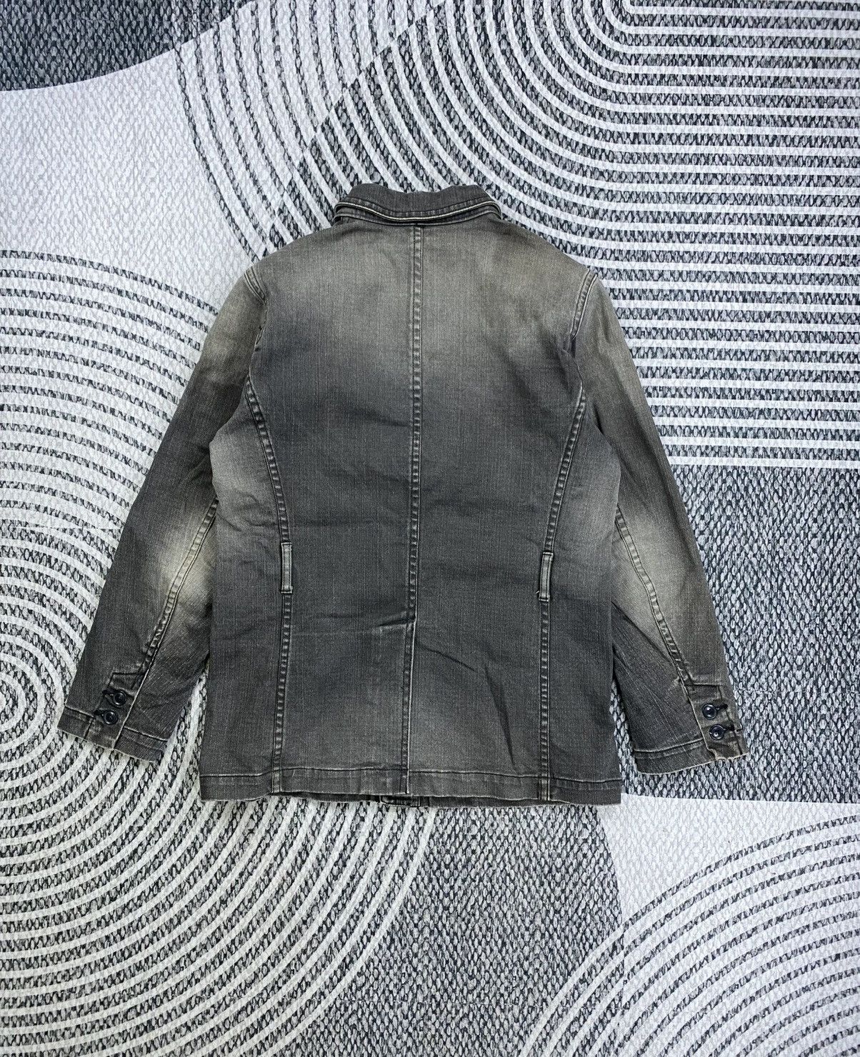Tete Homme Vintage Tete Homme By Issey Miyake Wash Grey Denim Jacket Size US M / EU 48-50 / 2 - 2 Thumbnail