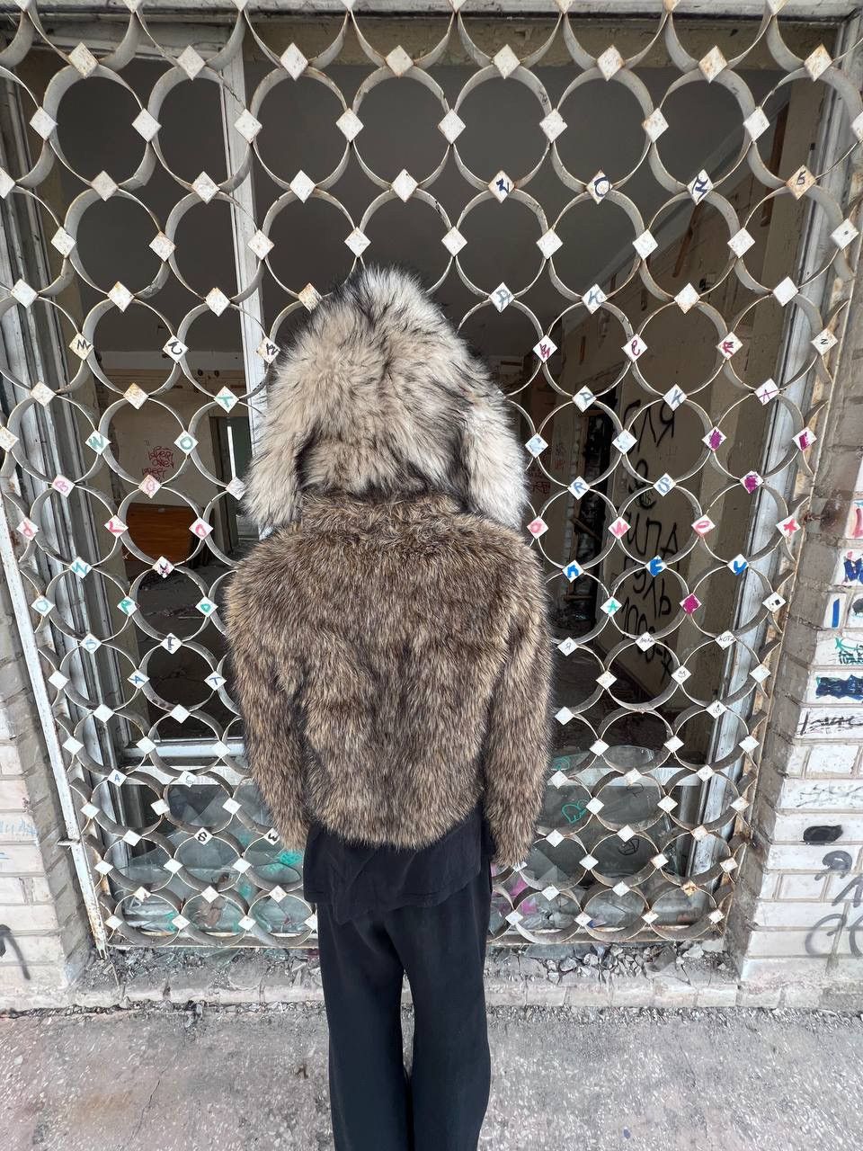 Vintage Vintage Y2K Opium Fuzzy Fur Bunny Hood Owens Style hat Size ONE SIZE - 7 Thumbnail