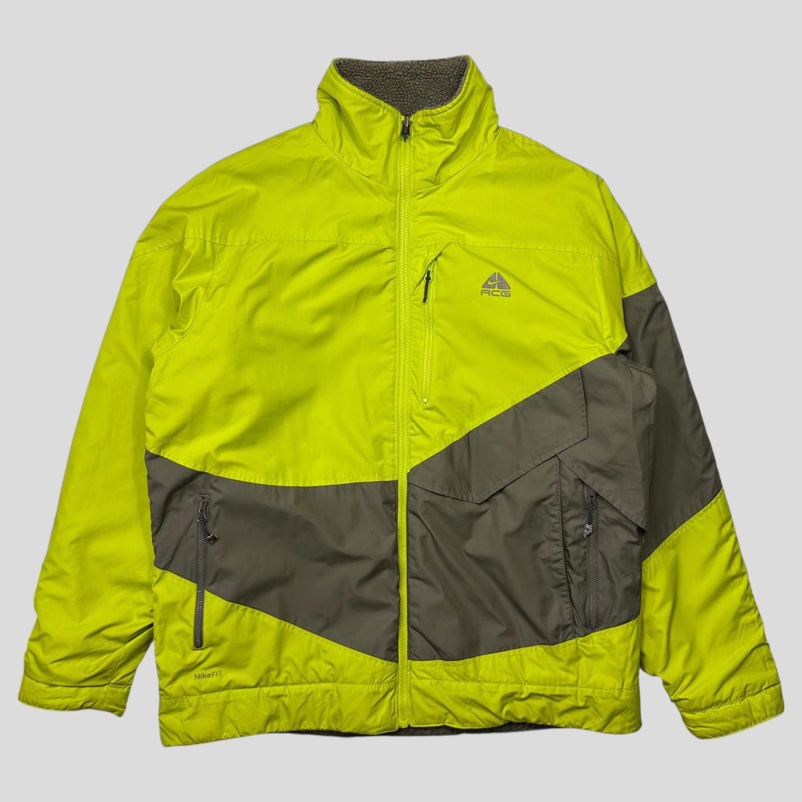 Designer Nike ACG FW07 Reversible Nylon Panelled Fleece - M/L Size ONE SIZE - 3 Thumbnail