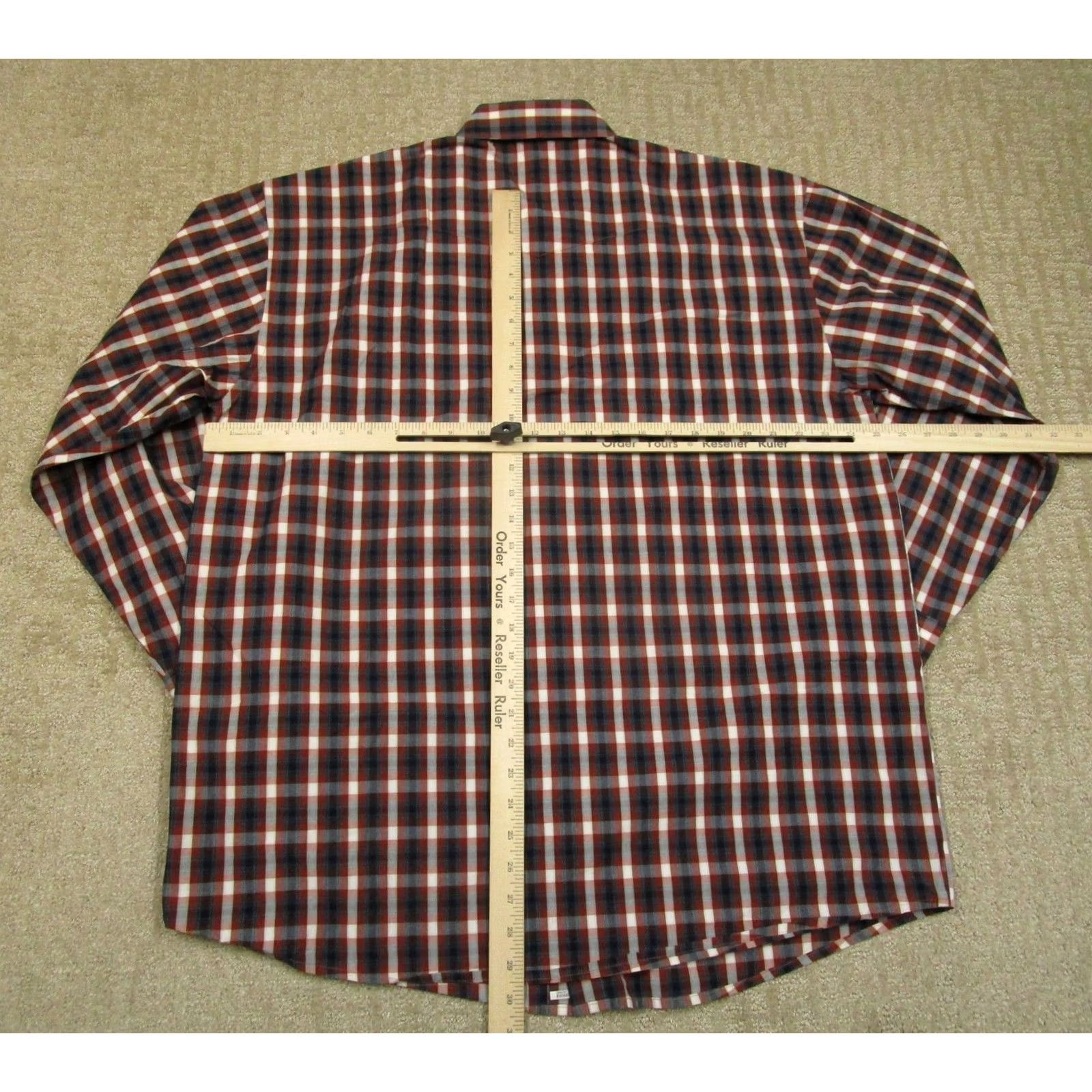Wrangler Wrangler George Strait Shirt Men XL Red Plaid Pearl Snap Western Long Sleeve Size US XL / EU 56 / 4 - 4 Thumbnail