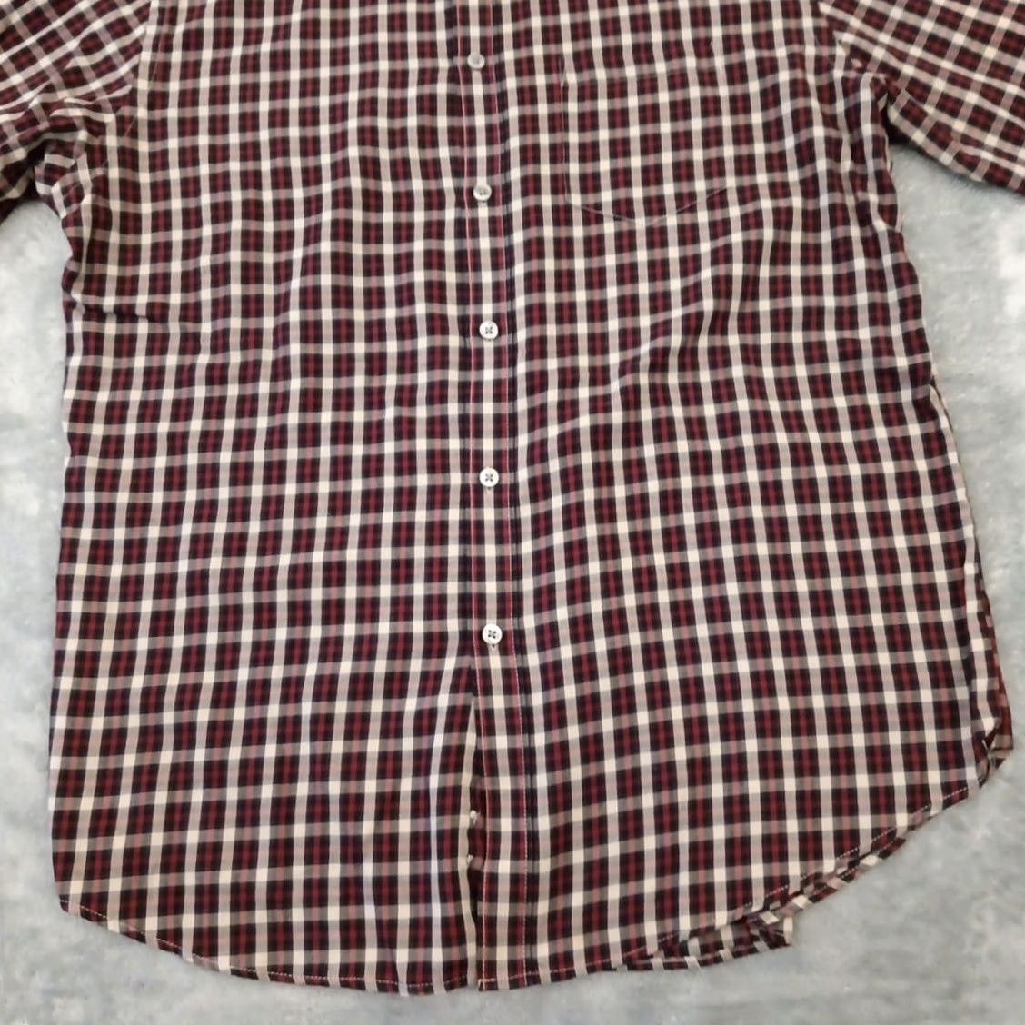 Van Heusen Van Heusen Shirt Mens Medium Red Plaid Long Sleeve Button Down Cotton Blend - Vintage Size US M / EU 48-50 / 2 - 4 Thumbnail