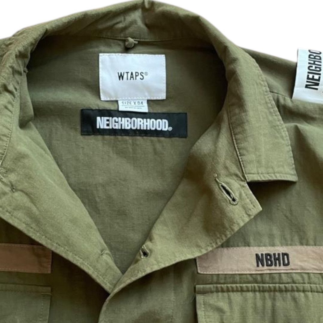 Neighborhood × Wtaps WTAPS x NEIGHBORHOOD Jungle LS Shirt Jacket X04 (XL) Size US XL / EU 56 / 4 - 7 Thumbnail