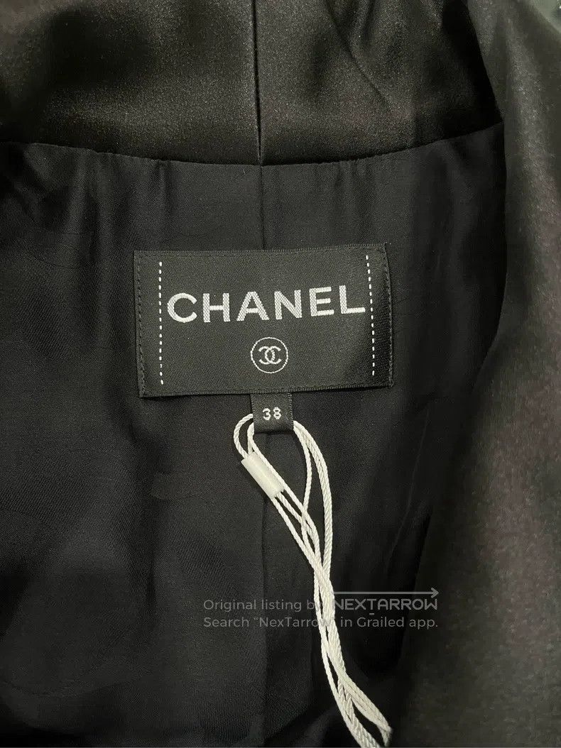Chanel Chanel 22S black sequin wide version large jacket Size XS / US 0-2 / IT 36-38 - 3 Thumbnail
