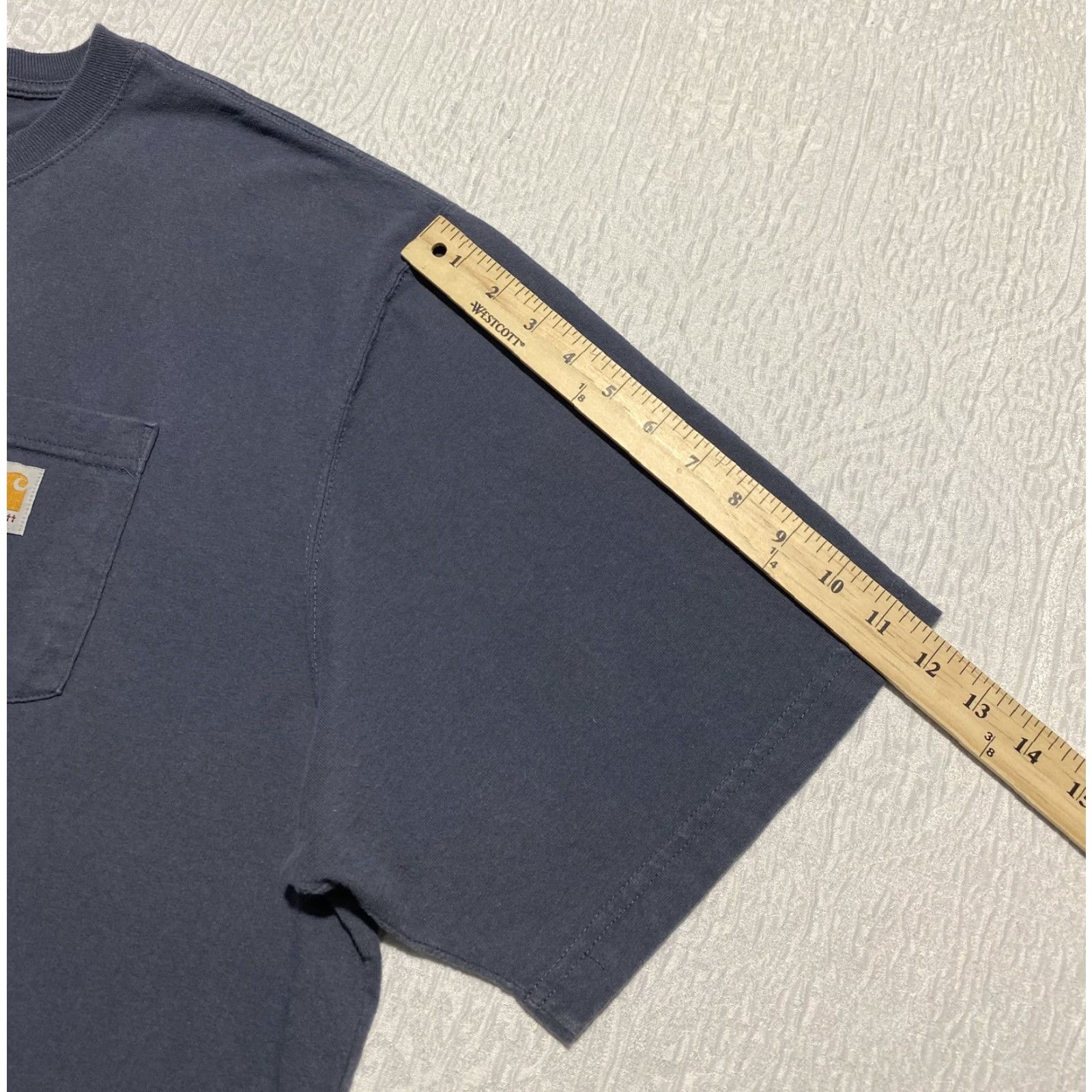 Carhartt Carhartt Shirt Mens 2XL Tall Blue Loose Fit Pocket Workwear Tee K87 BLS Cotton Size US XXL / EU 58 / 5 - 5 Thumbnail