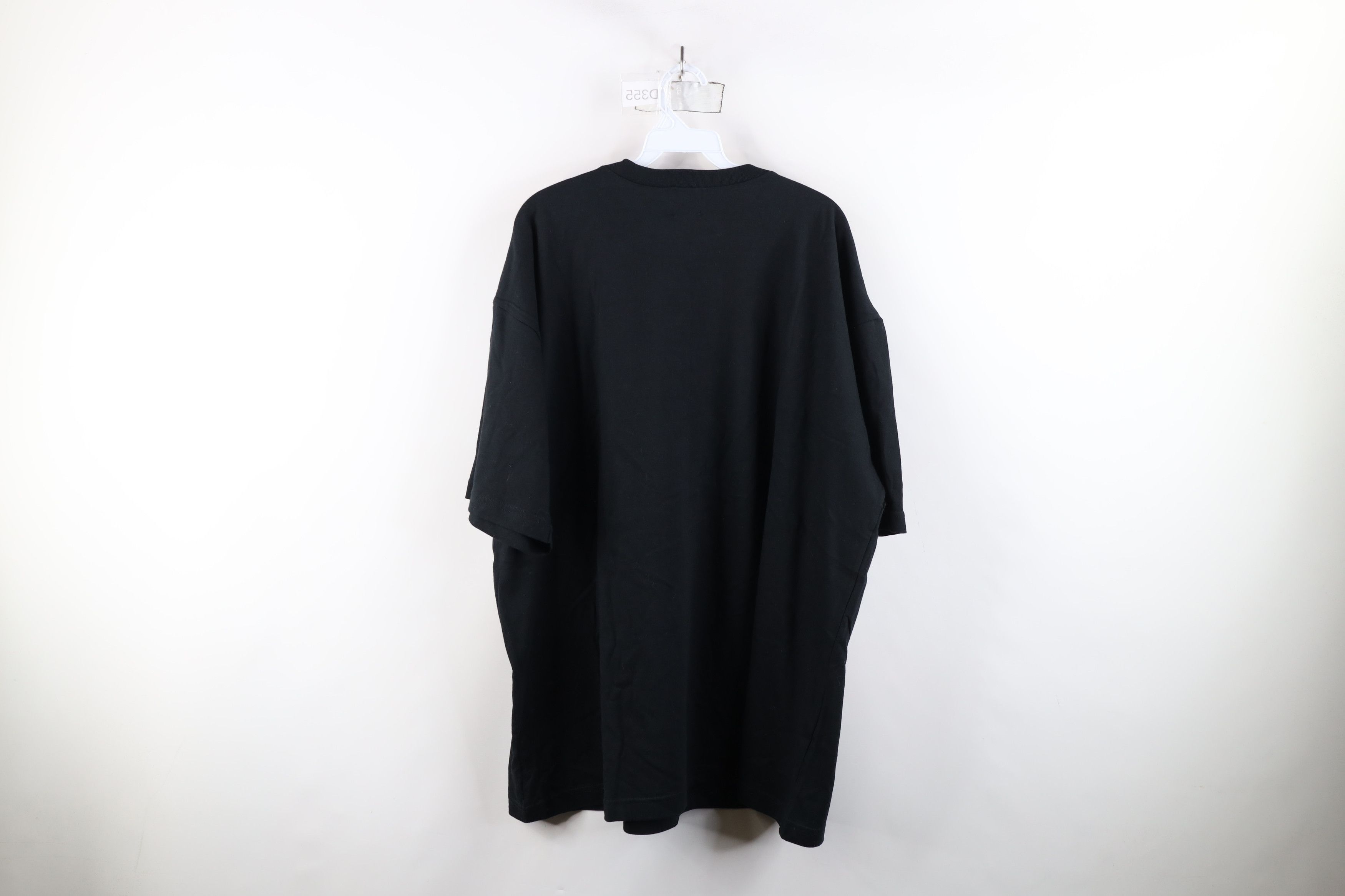 Vintage Deadstock Vintage 90s Streetwear Short Sleeve T-Shirt Black Size 3XL / US 20-22 - 9 Thumbnail