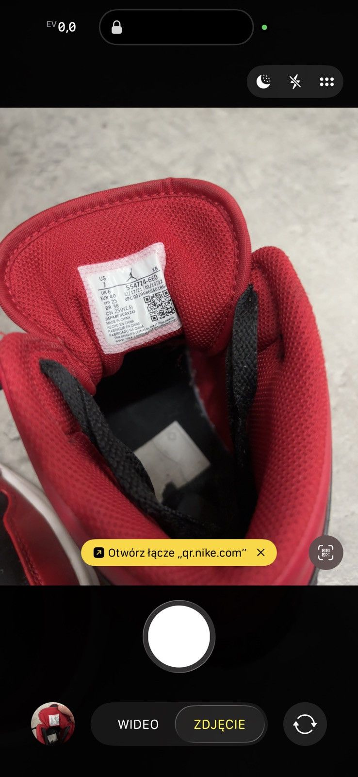 Jordan Brand Nike Air Jordan 1 Mid Reverse Bred Like New Streetwear Size US 7 / EU 40 - 13 Thumbnail