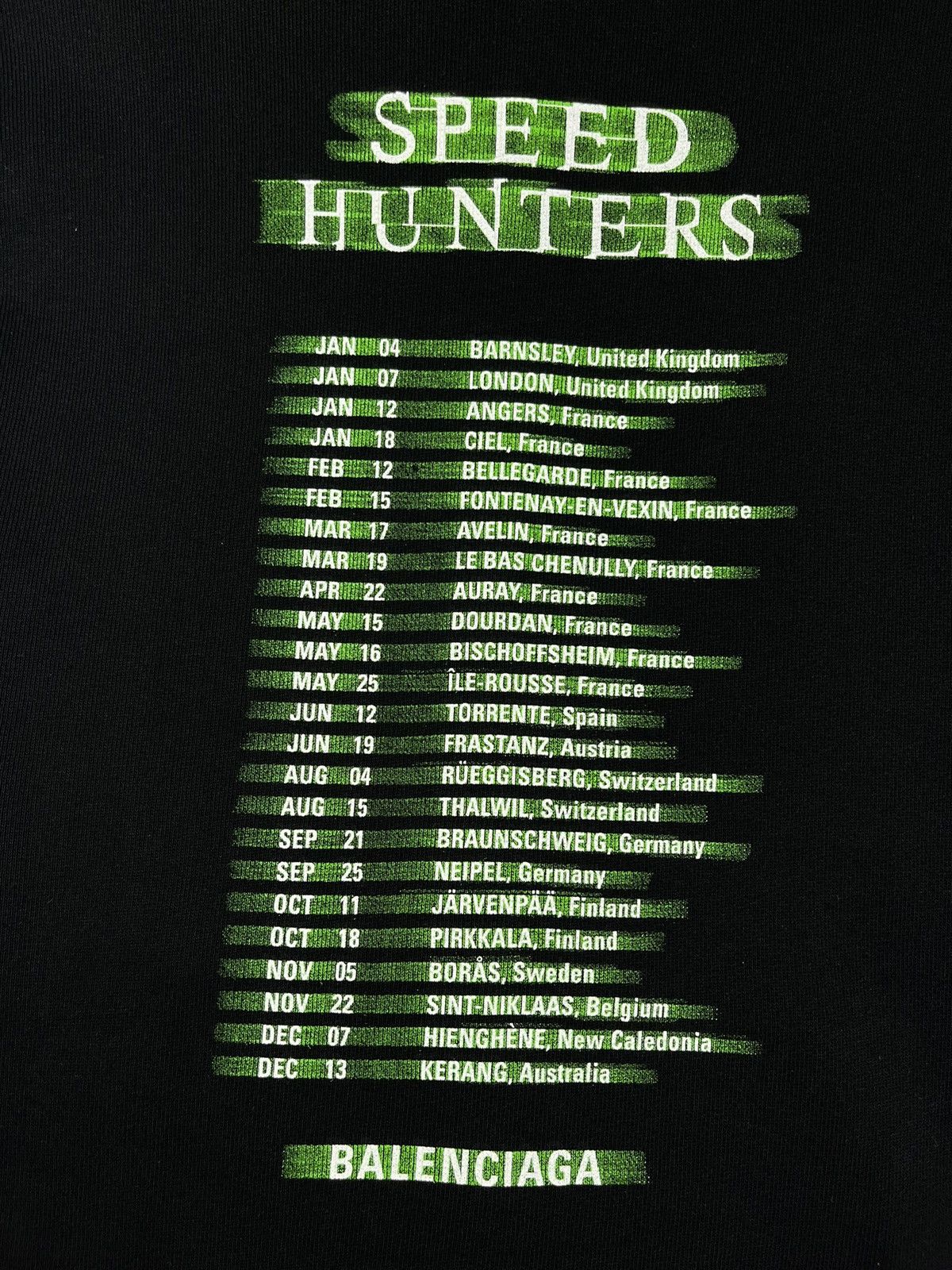 2019 Balenciaga Speed Hunters Matrix Hoodie