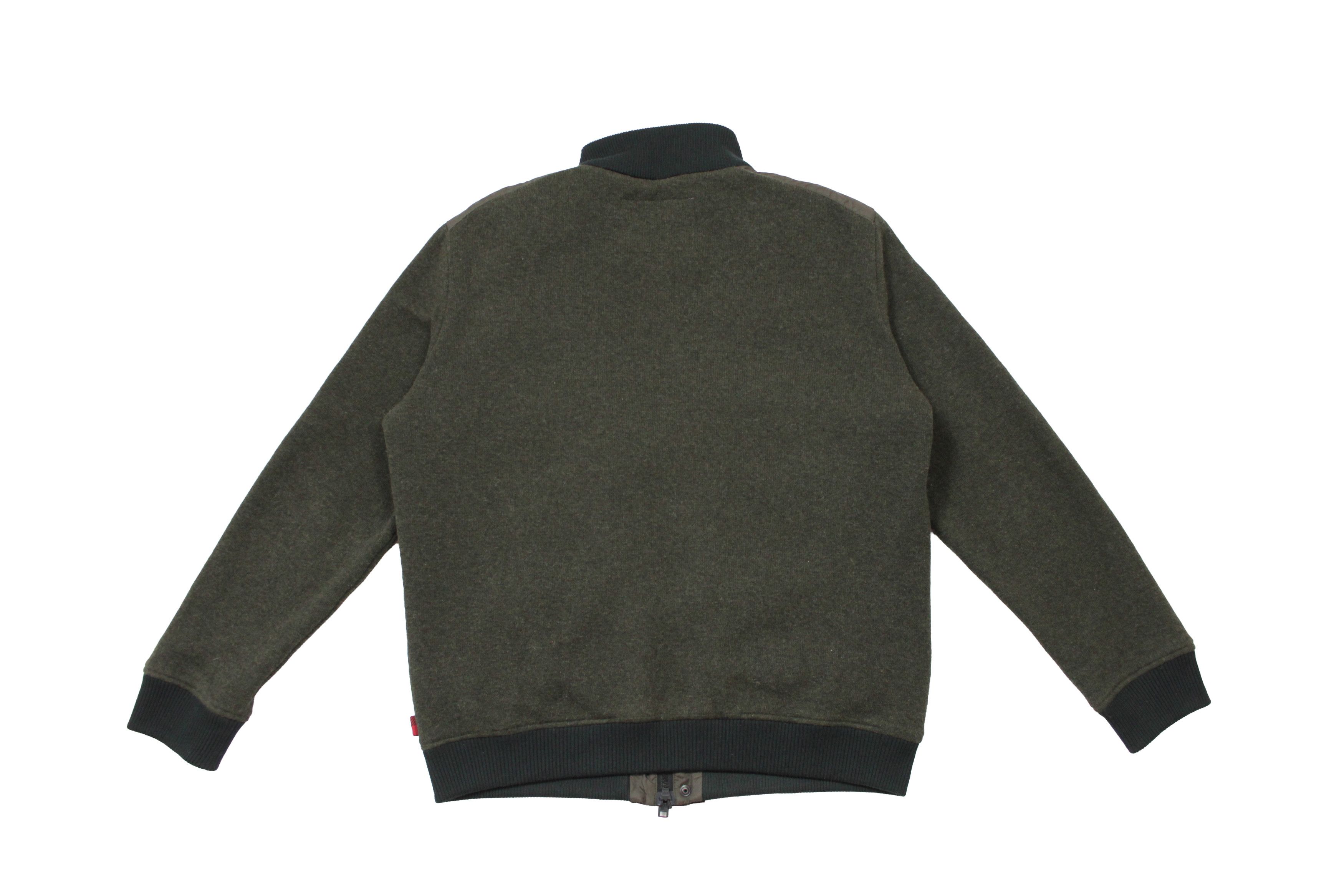 Woolrich Woolen Mills Logoed Hybrid Wool Down Bomber Jacket Size US XL / EU 56 / 4 - 2 Thumbnail