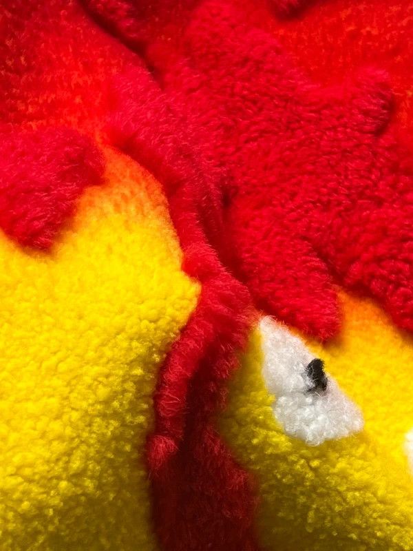 Loewe Loewe x Howl's Moving Castle - Calcifer Shearling Hoodie Size XS / US 0-2 / IT 36-38 - 7 Thumbnail