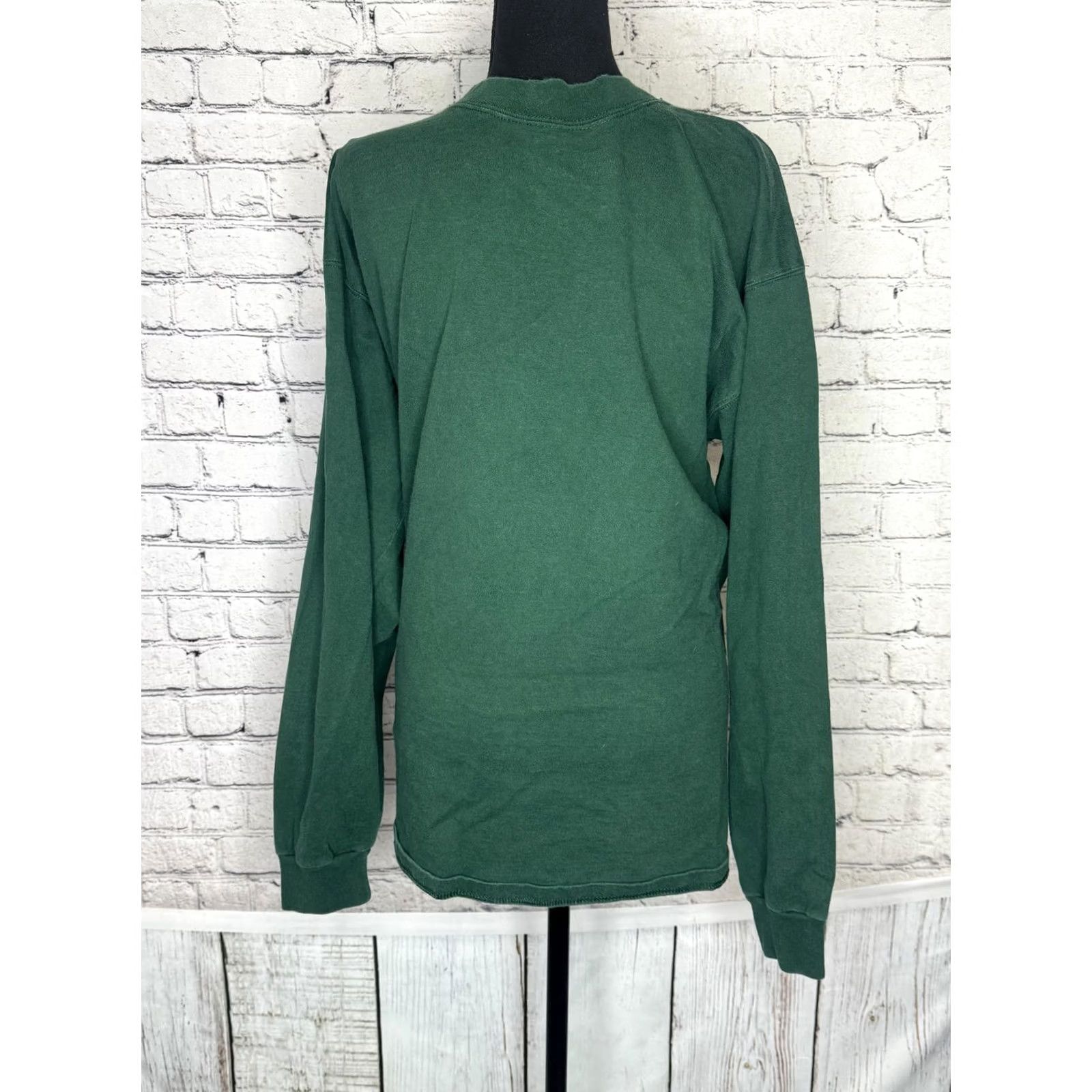 Vintage VINTAGE Fremantle Men's Large Long Sleeve Shirt Green Size US L / EU 52-54 / 3 - 5 Thumbnail